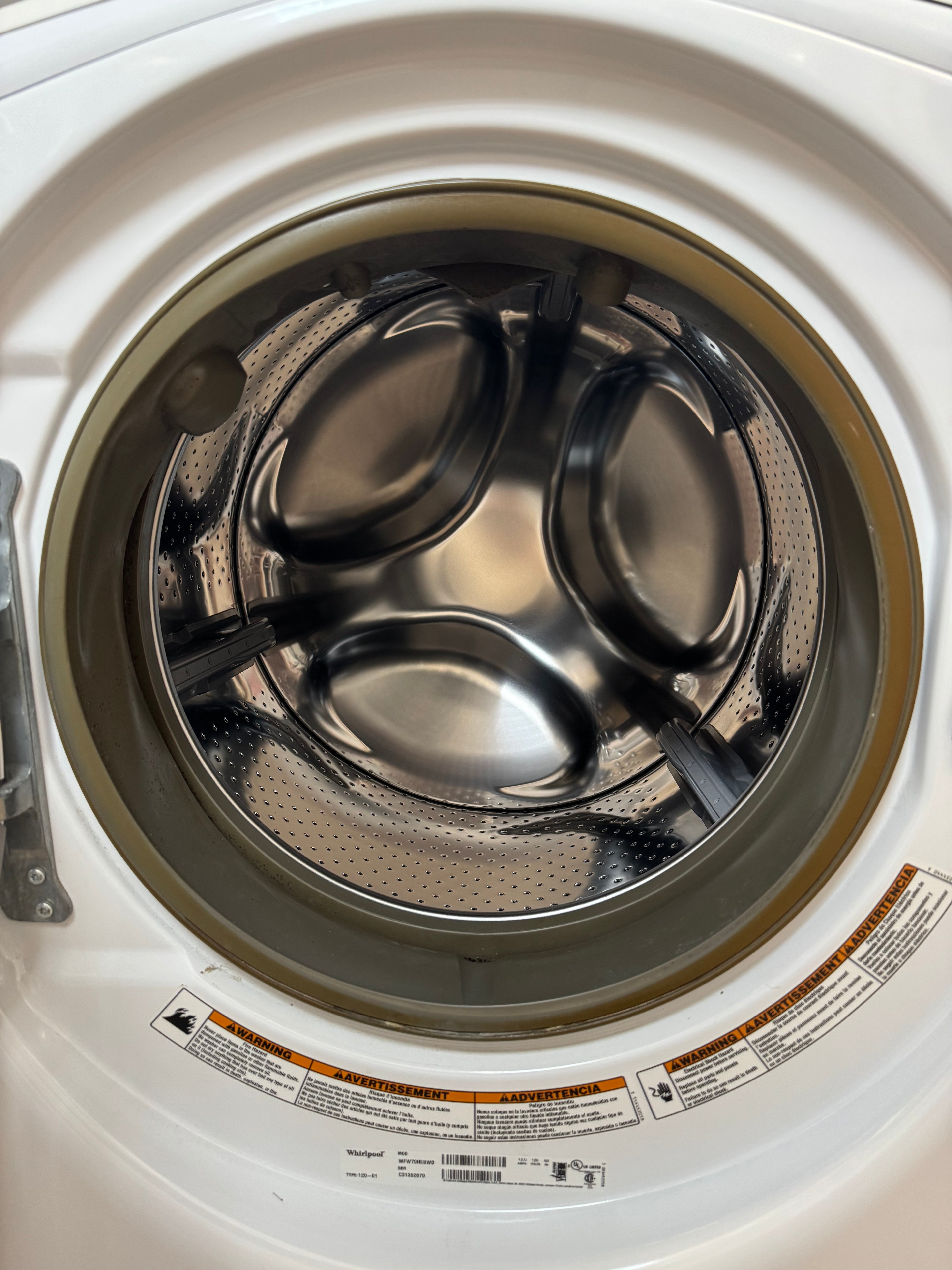 Whirlpool 27” Front Load Washer - WFW70HEBW0