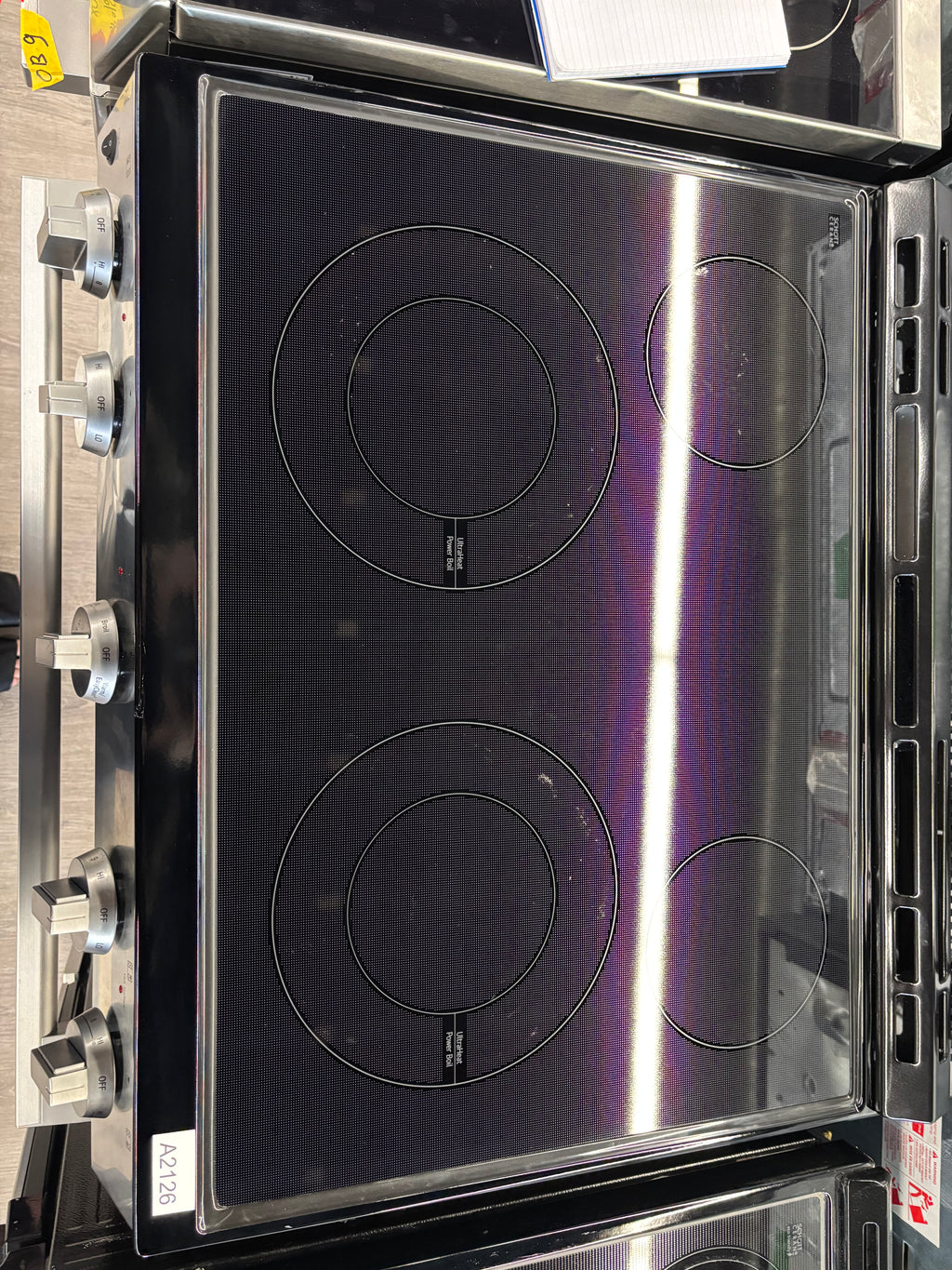 OPEN BOX - LG  30” Slide-In Glass Top Range - LSEL6330YE
