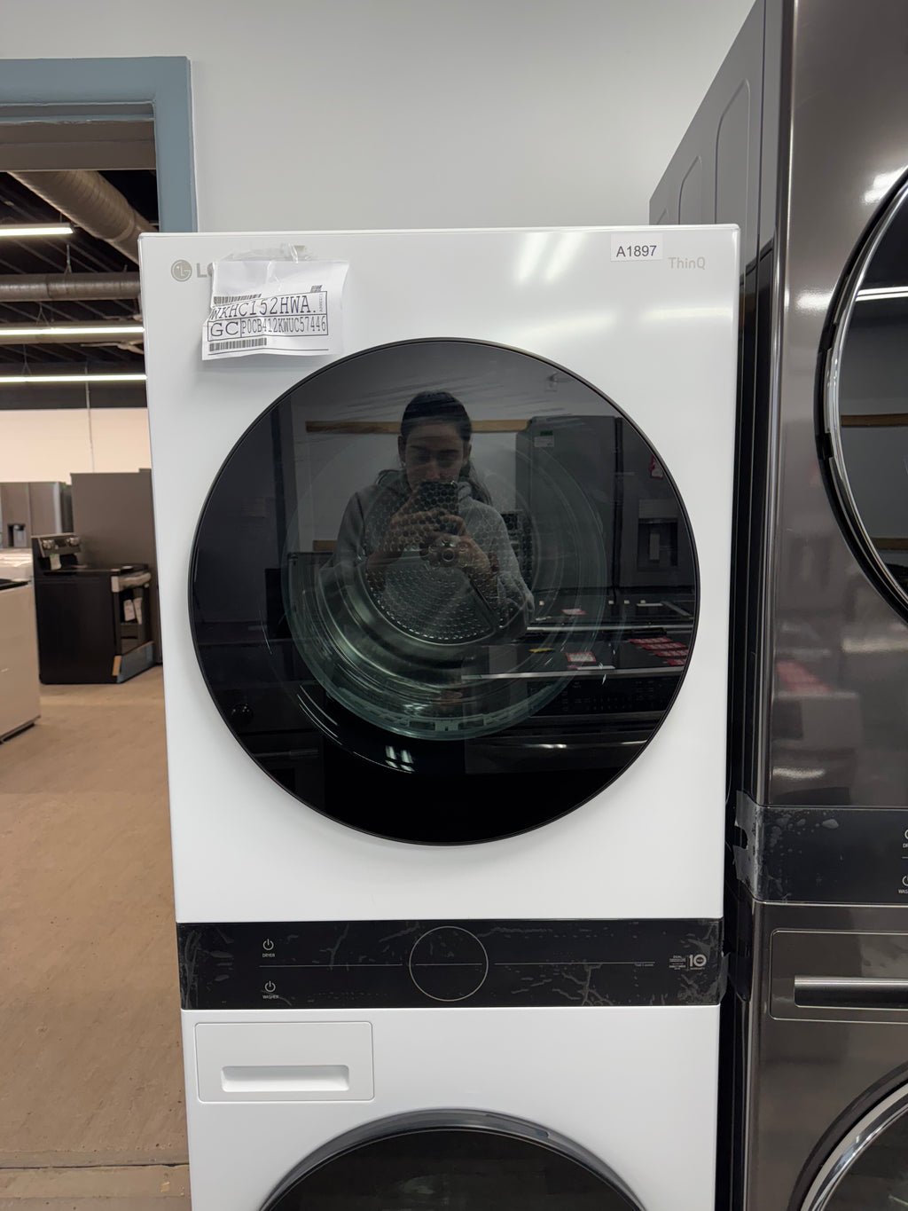 NEW - LG 24” WashTower - WKHC152HA (1 YEAR MANUFACTURER WARRANTY)