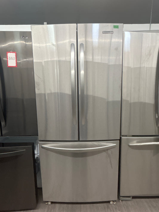 KitchenAid 30” Bottom Freezer Refrigerator-KFFS20EYMS02