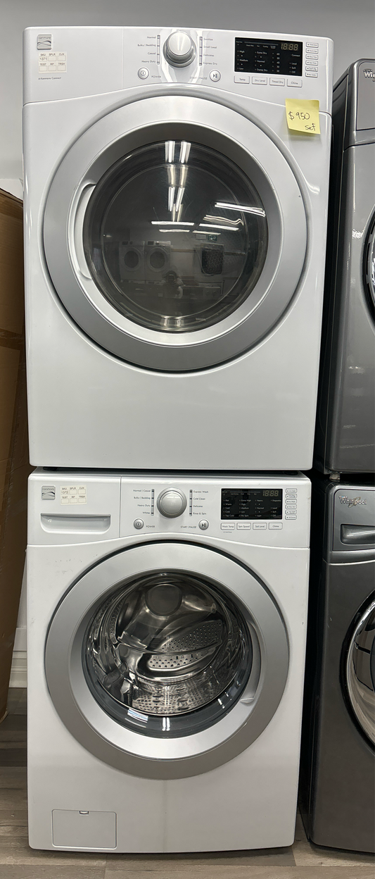 Kenmore 27” Front Load Washer/Dryer Set