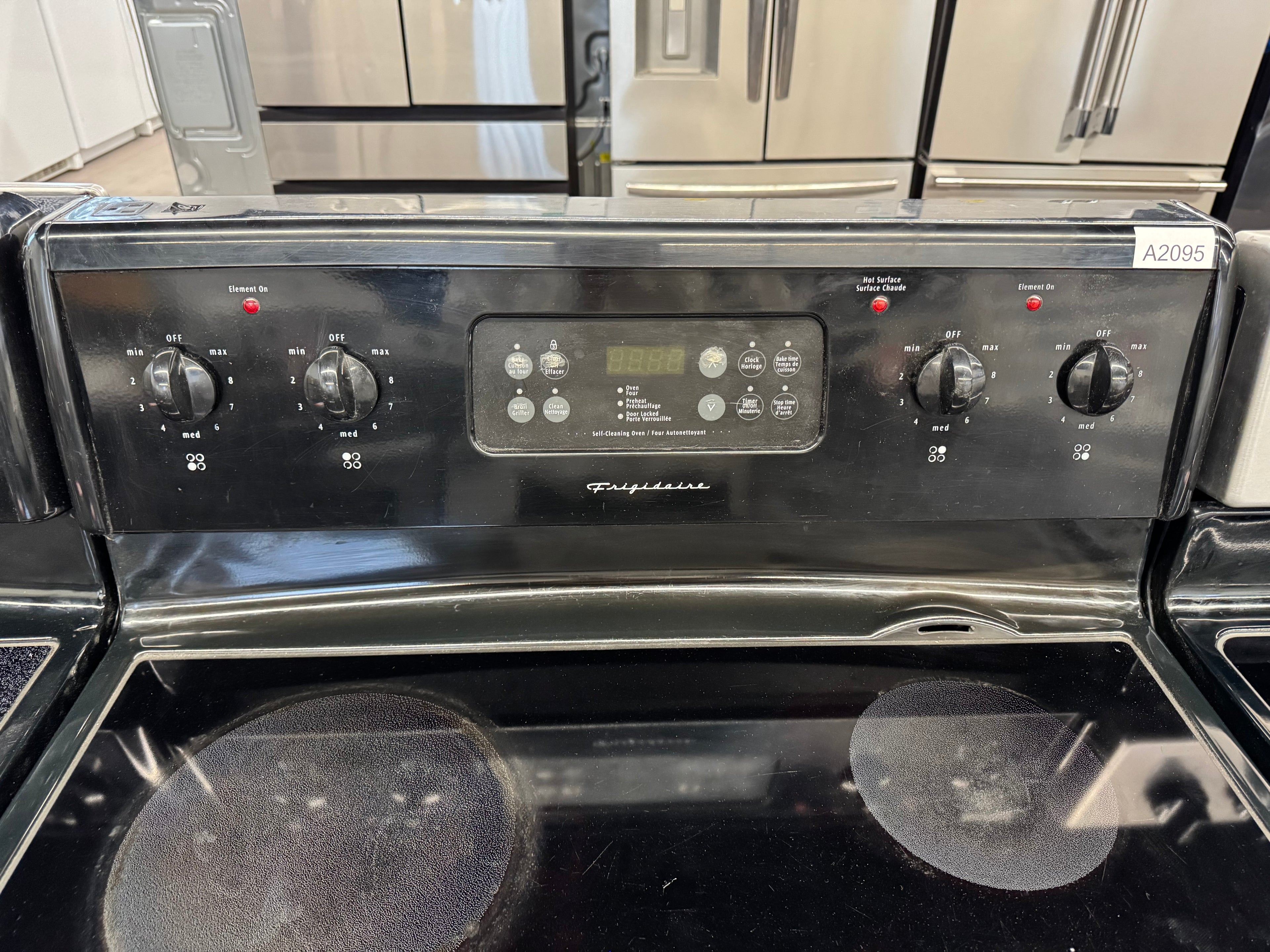 Frigidaire 30” Freestanding  Glass Top Range - CFEF372CB2