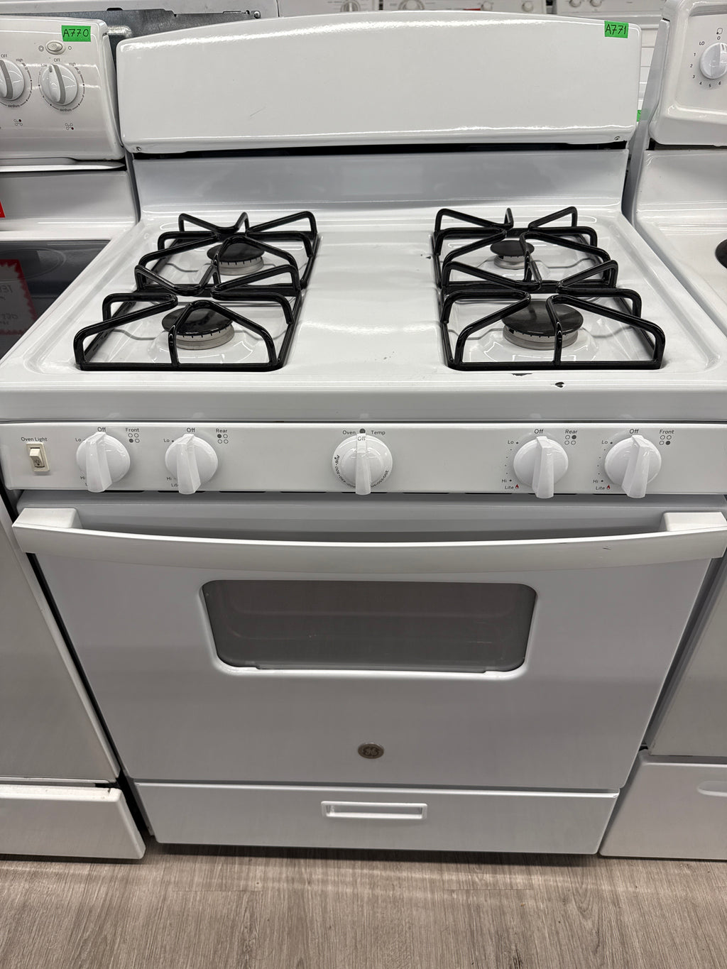 OPEN BOX- GE Gas Range-JCGBS10DEM4WW