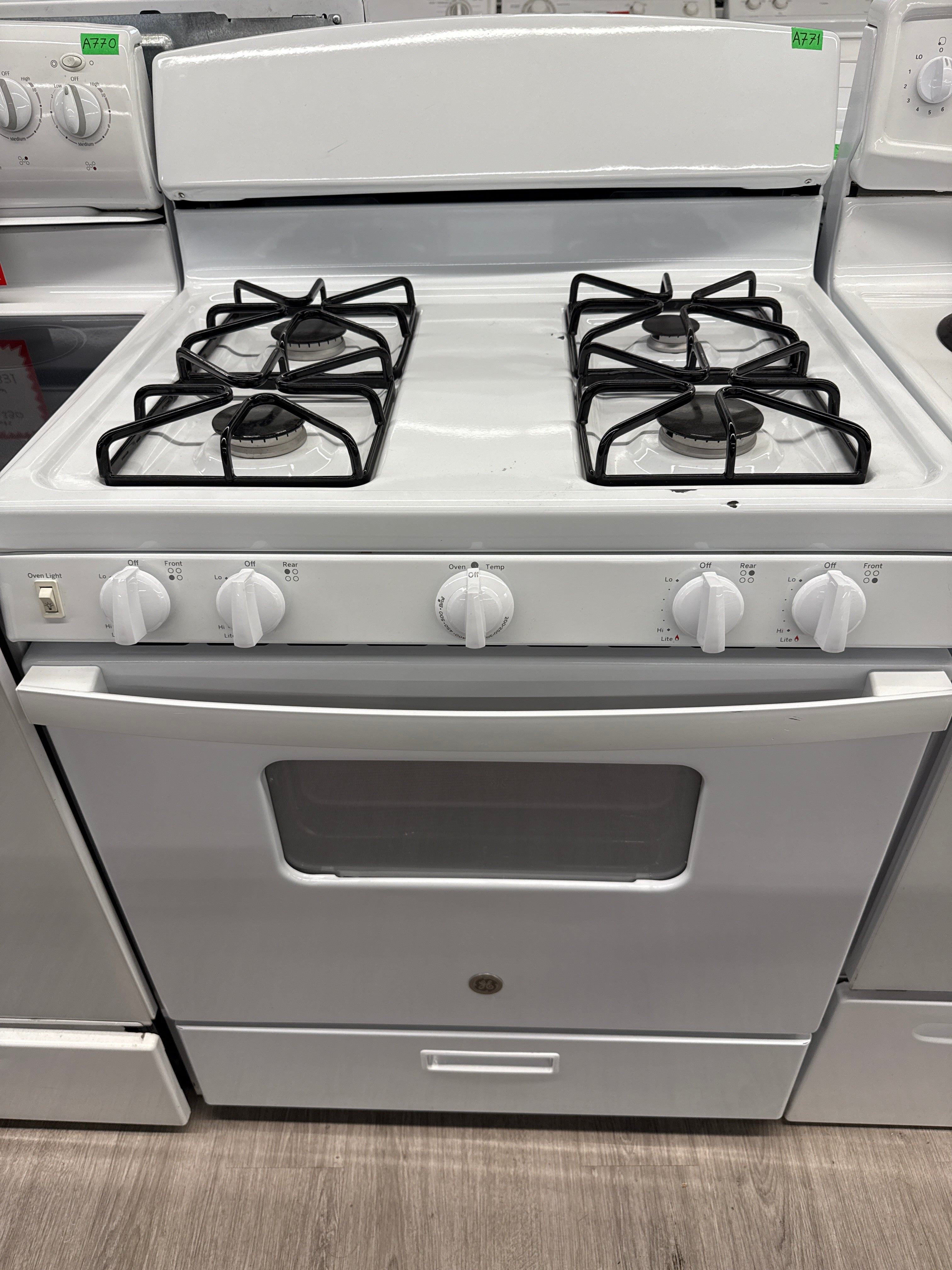 OPEN BOX- GE Gas Range-JCGBS10DEM4WW