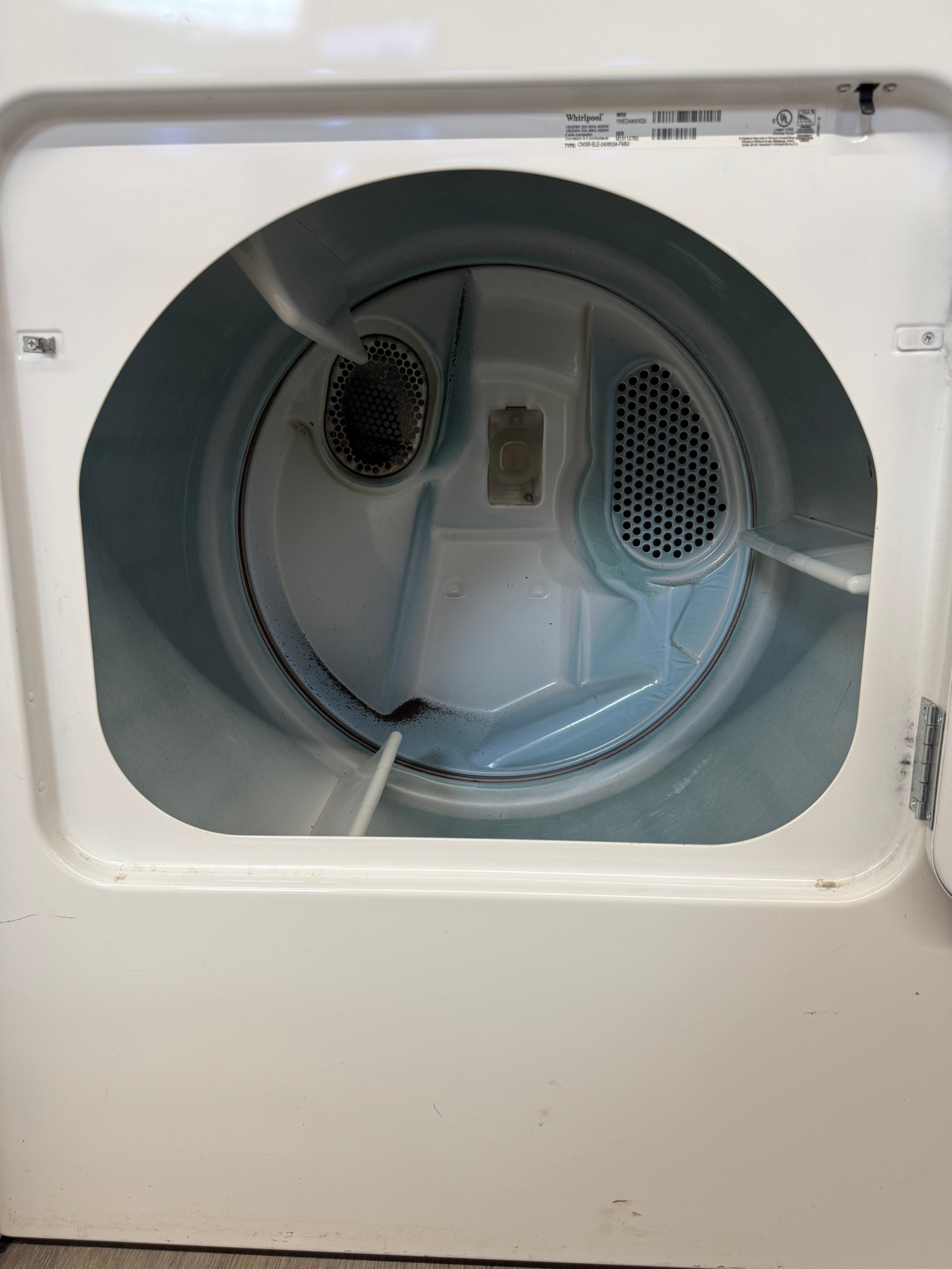 Whirlpool 27” Top Load Washer & Dryer Set (WTW4800XQ1 & YWED4700XQ0)