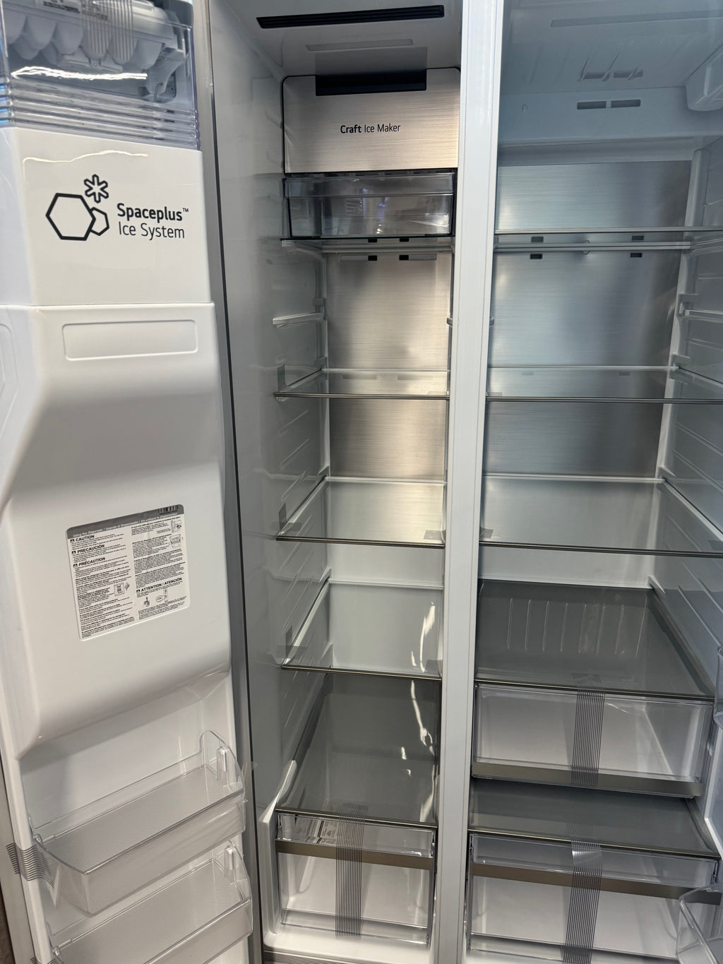 NEW - LG 36” Side by Side Refrigerator with Water & Ice Dispenser - LL27T3530S