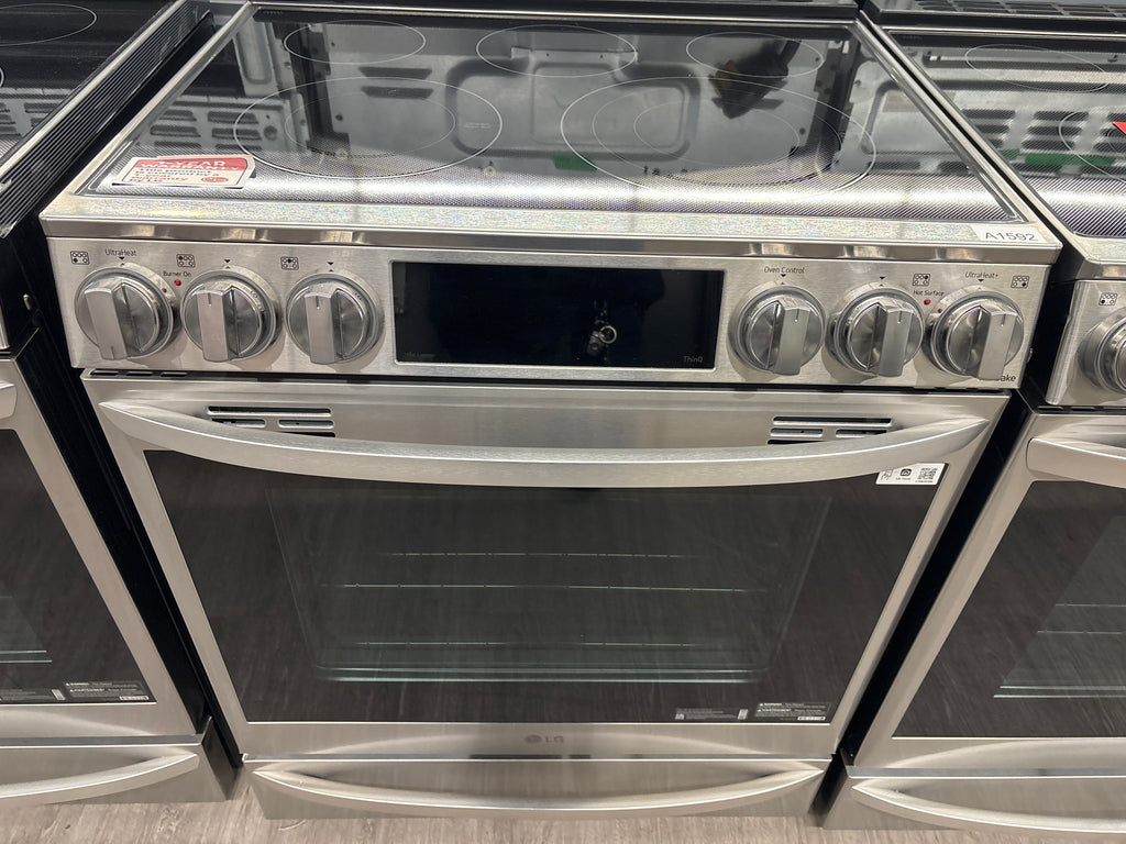 LG 30” Slide-in Glass Top Range - LSEL6337F (1 YEAR MANUFACTURER WARRANTY)