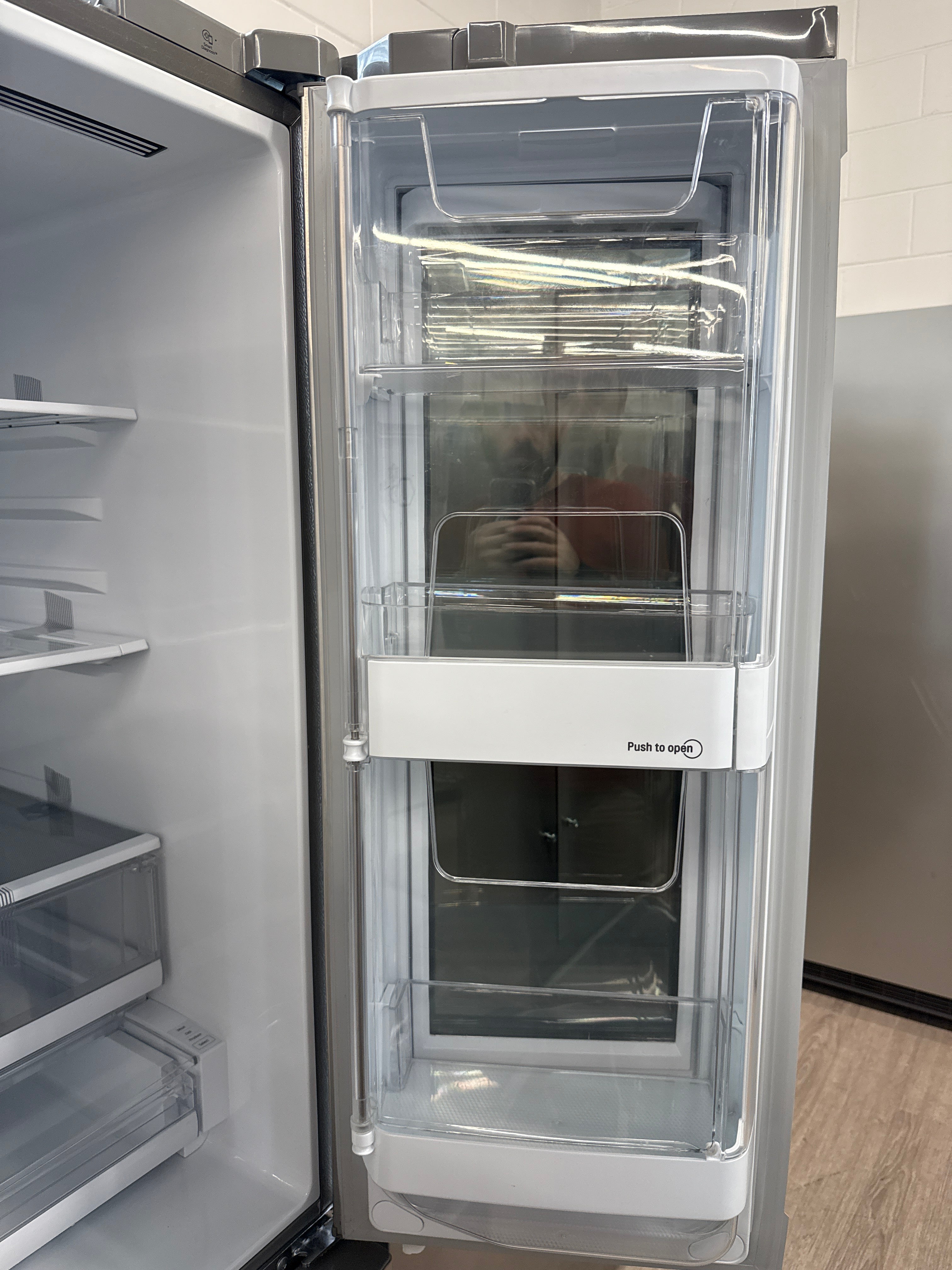 OPEN BOX - LG 33” French Door Refrigerator Smart InstaView® Refrigerator with Craft Ice™ Maker - LRFVS2503S