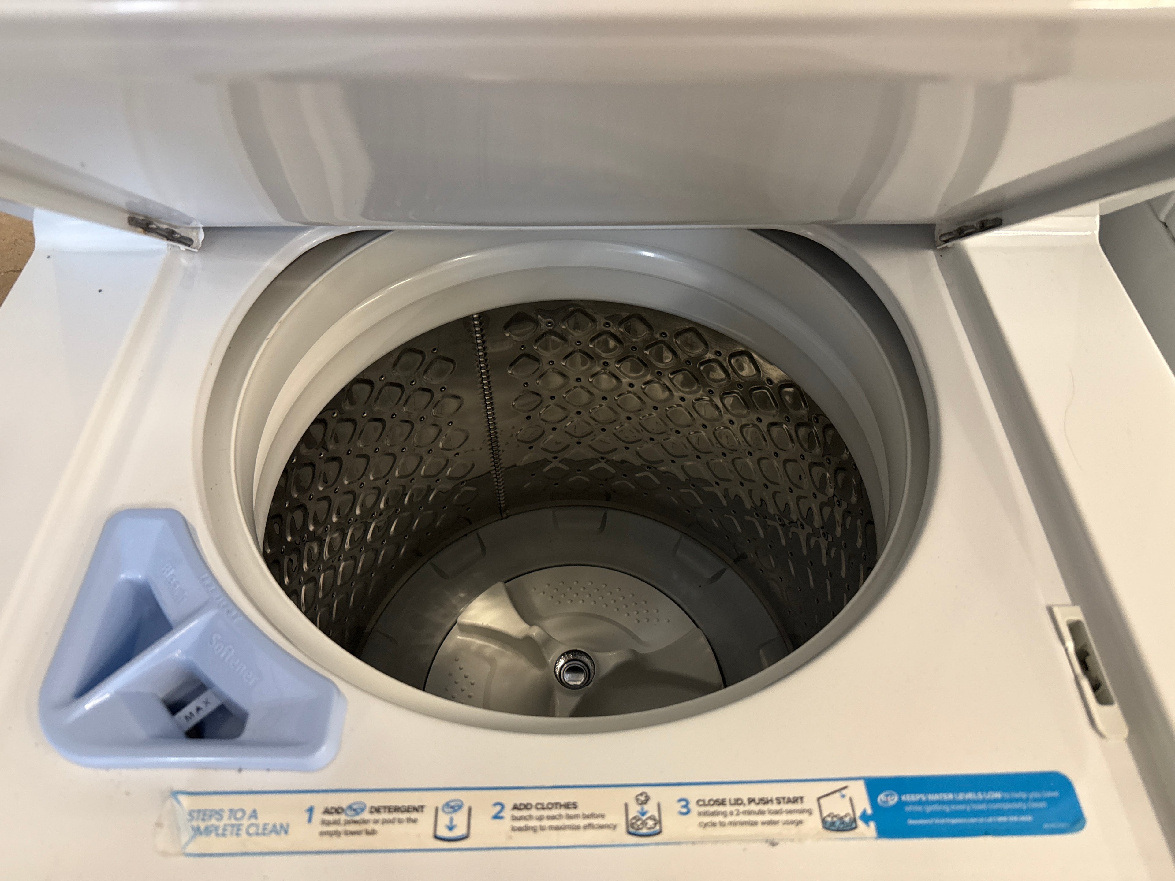 Frigidaire 27” Laundry Center-FFLE40C3QW0