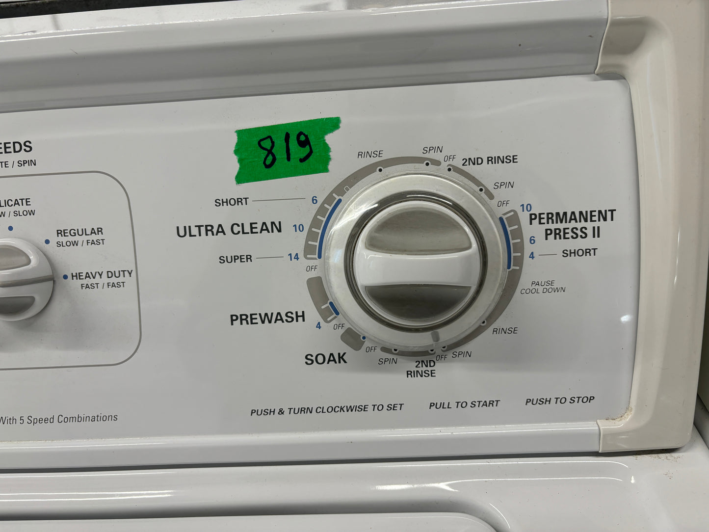 Kenmore 27” Top Load Washer - 110.20922999