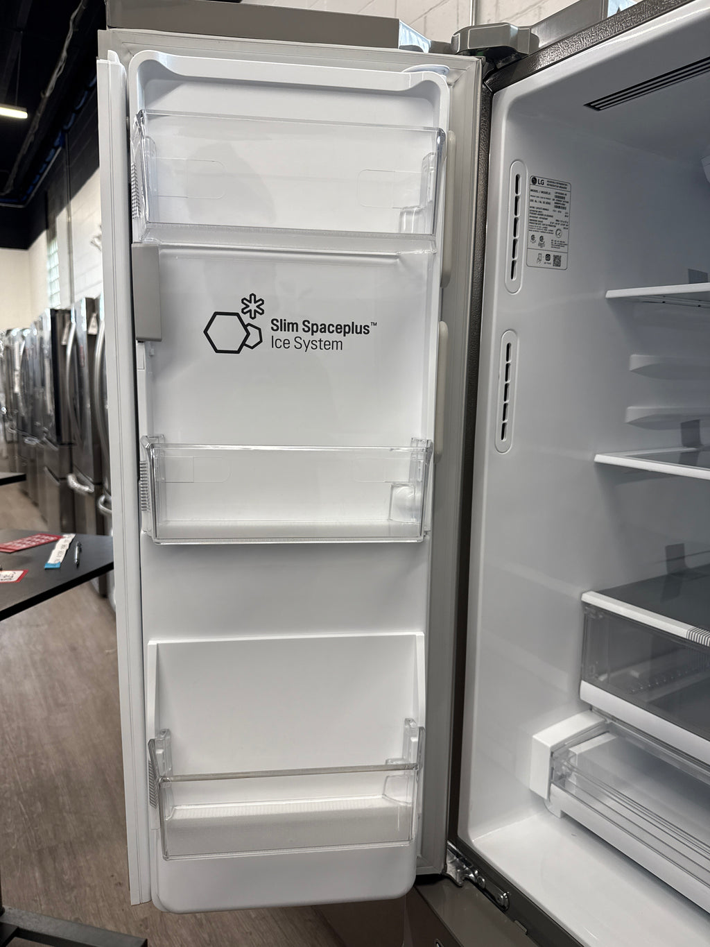 OPEN BOX - LG 33” French Door Refrigerator Smart InstaView® Refrigerator with Craft Ice™ Maker - LRFVS2503S
