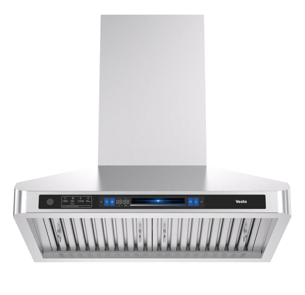 NEW - Vesta Munich 36” Silver DC Motor Range Hood (VRH-MUNICH-SS)