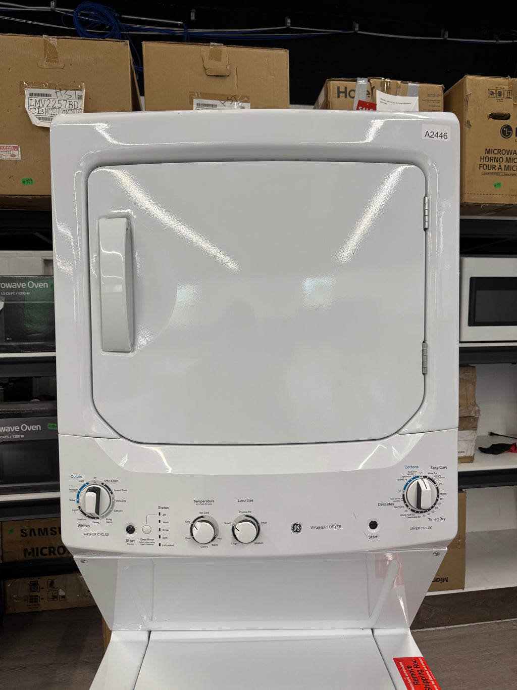 GE 27” Laundry Center - GUD27ESMM1WW