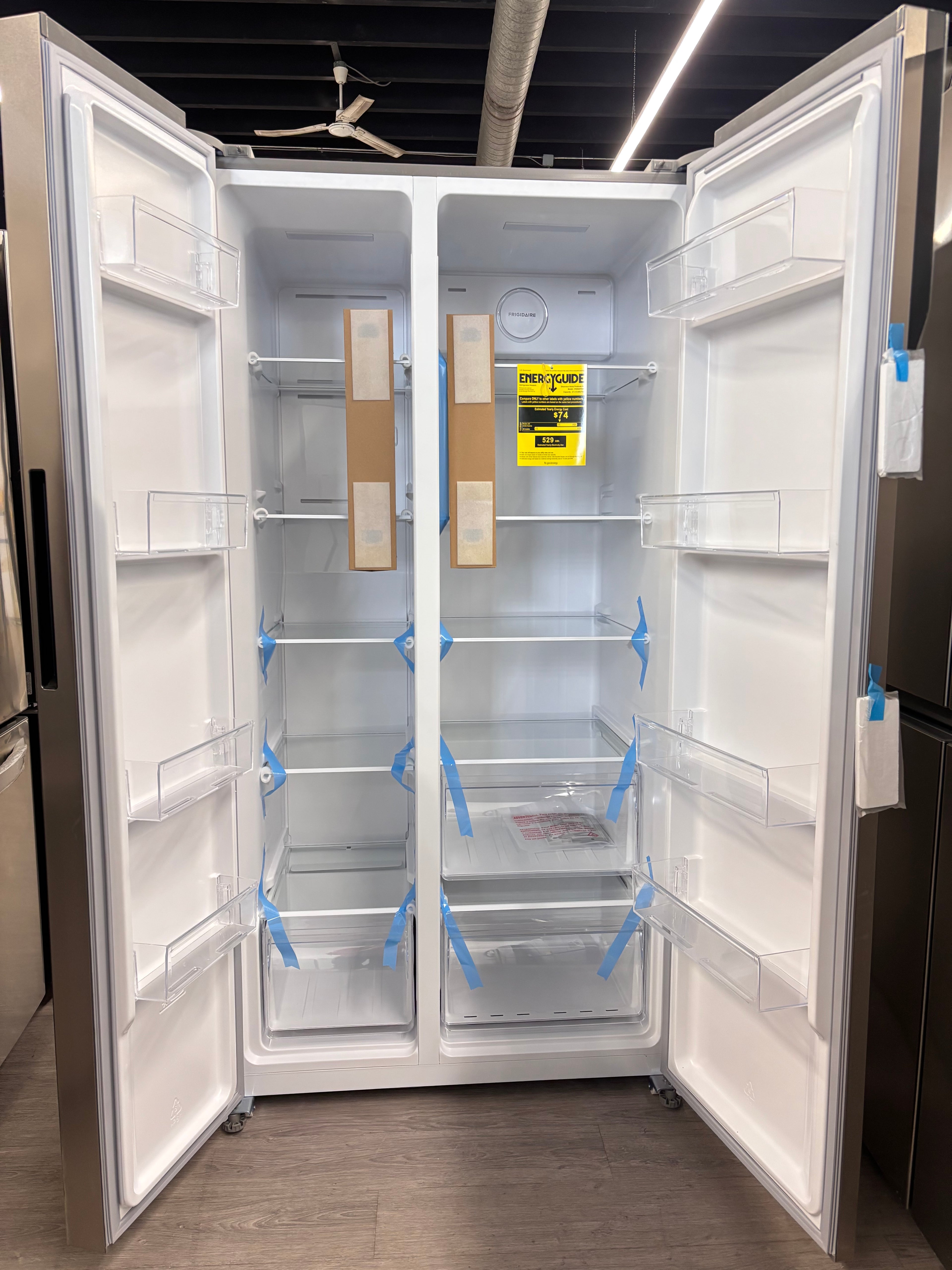 OPEN BOX - Frigidaire 36” Counter-Depth Side-by-Side Refrigerator - FRSG2115AV