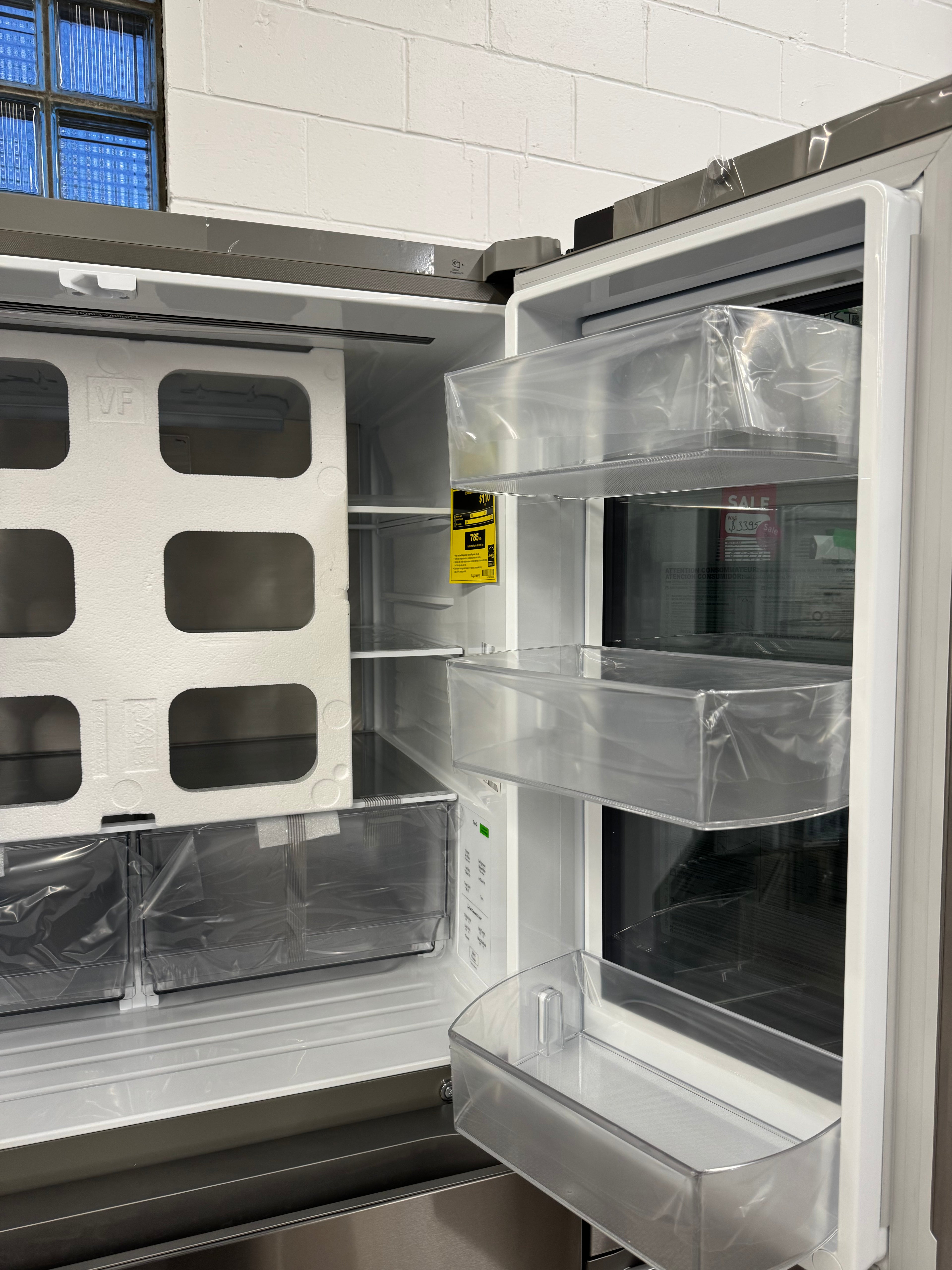 NEW - LG 36” French Door Fridge With water Dispenser - LF29S8365S (1 YEAR MANUFACTURER WARRANTY)