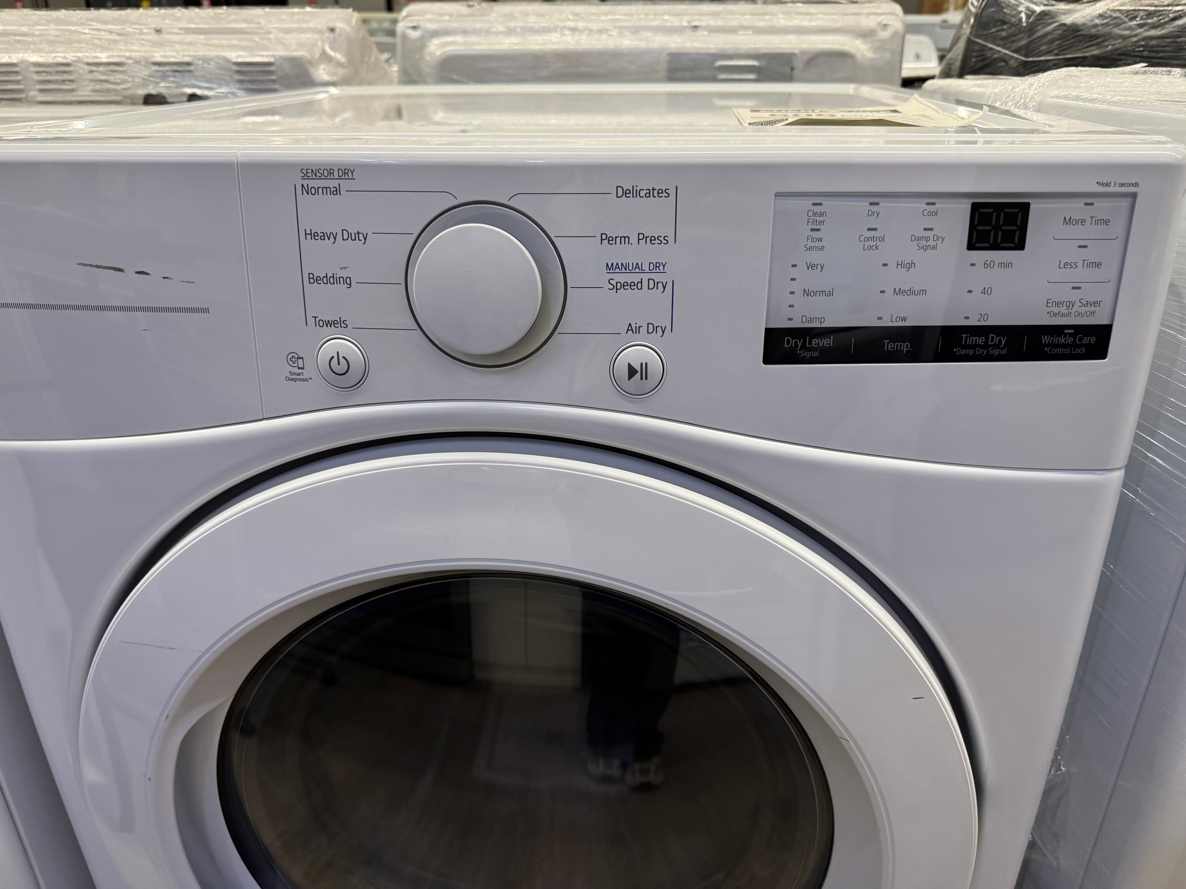 NEW - LG 27” Front Load Dryer -  DLE3400W (1 YEAR MANUFACTURER WARRANTY)