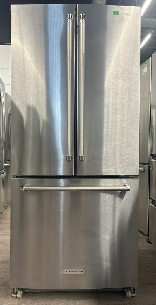 KitchenAid 30” French Door Refrigerator With Ice Maker- KRFF300ESS