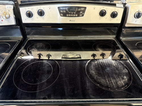 Amana 30" Freestanding Glass Top Range - AER5844VCS