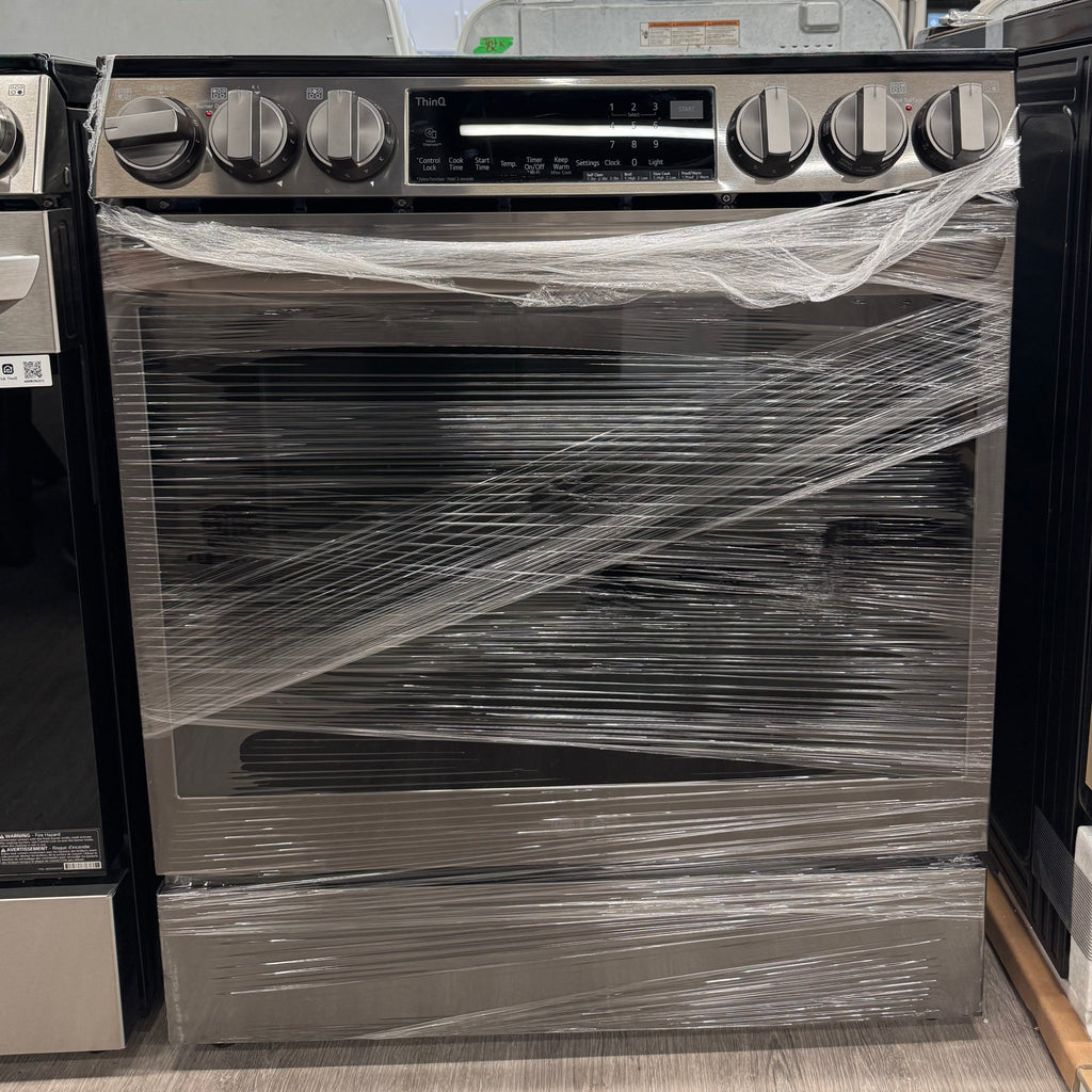 OPEN BOX - LG 30” Slide-In Glass Top Range - LSEL6335D/00 - 1 YEAR LG WARRANTY