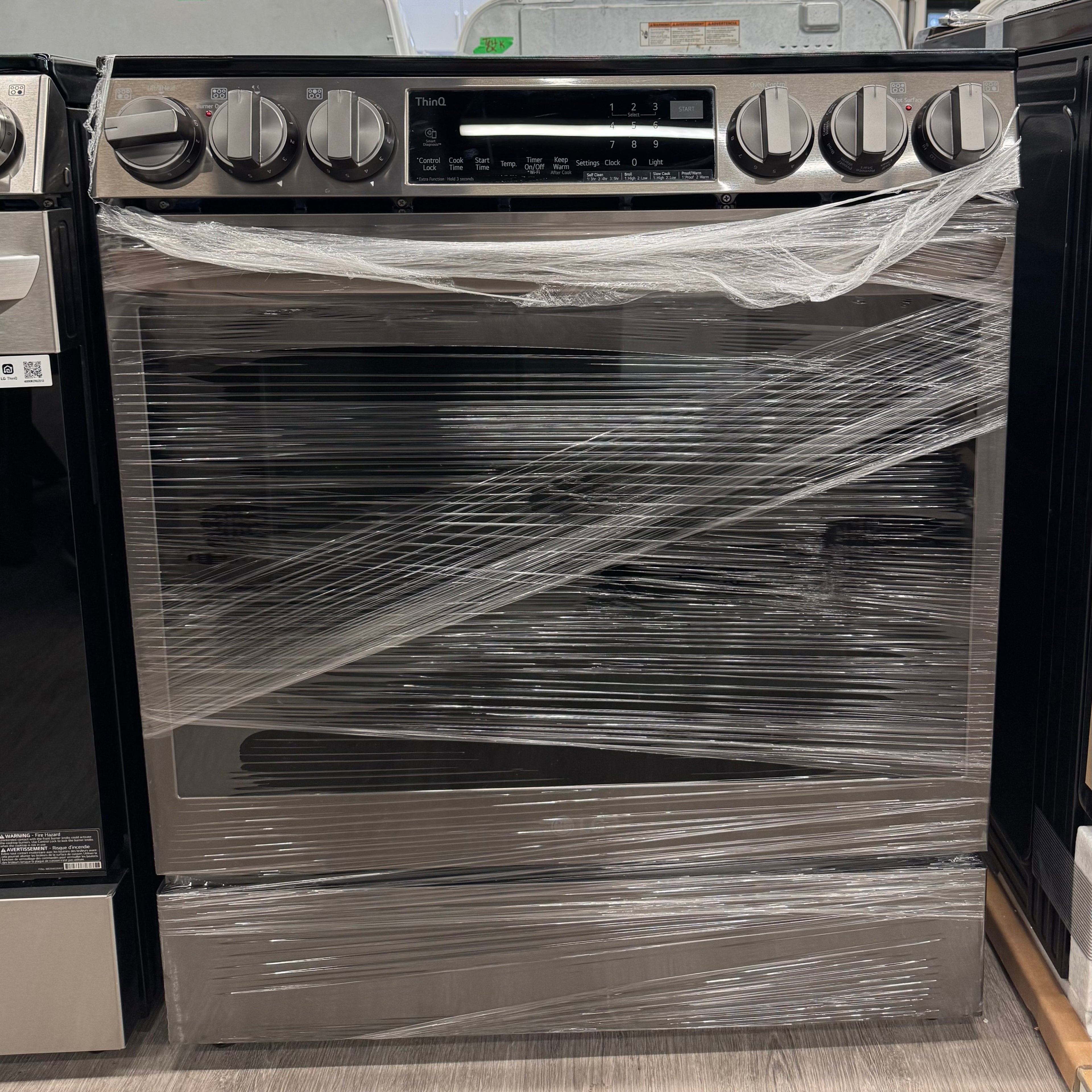 OPEN BOX - LG 30” Slide-In Glass Top Range - LSEL6335D/00 - 1 YEAR LG WARRANTY