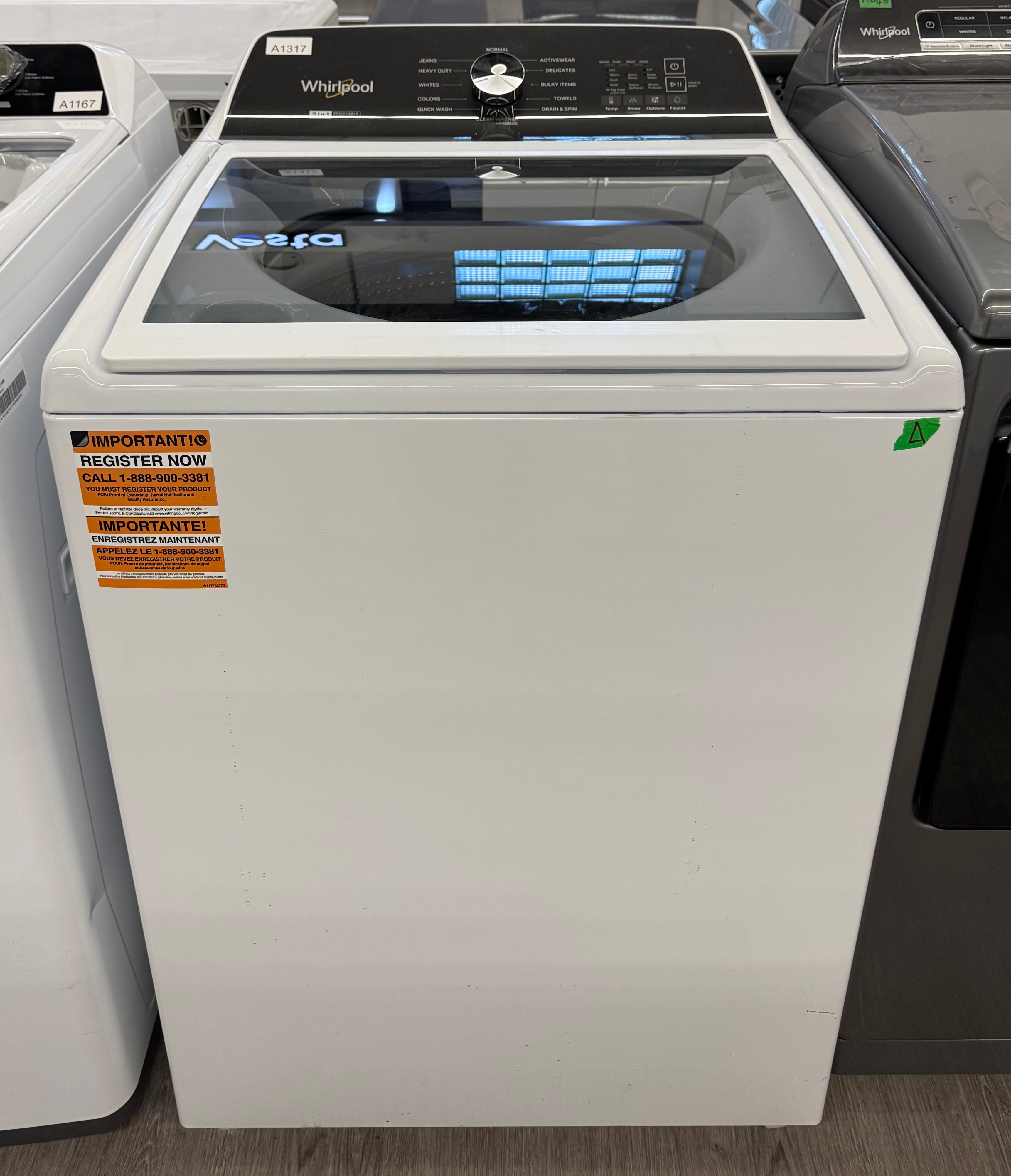 Whirlpool 27” Top Load Washer - WTW5057LW1