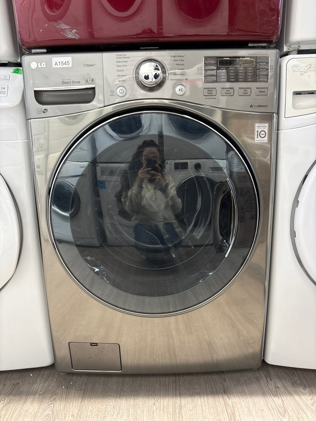 LG 27” Front Load Washer - WM3570HVA