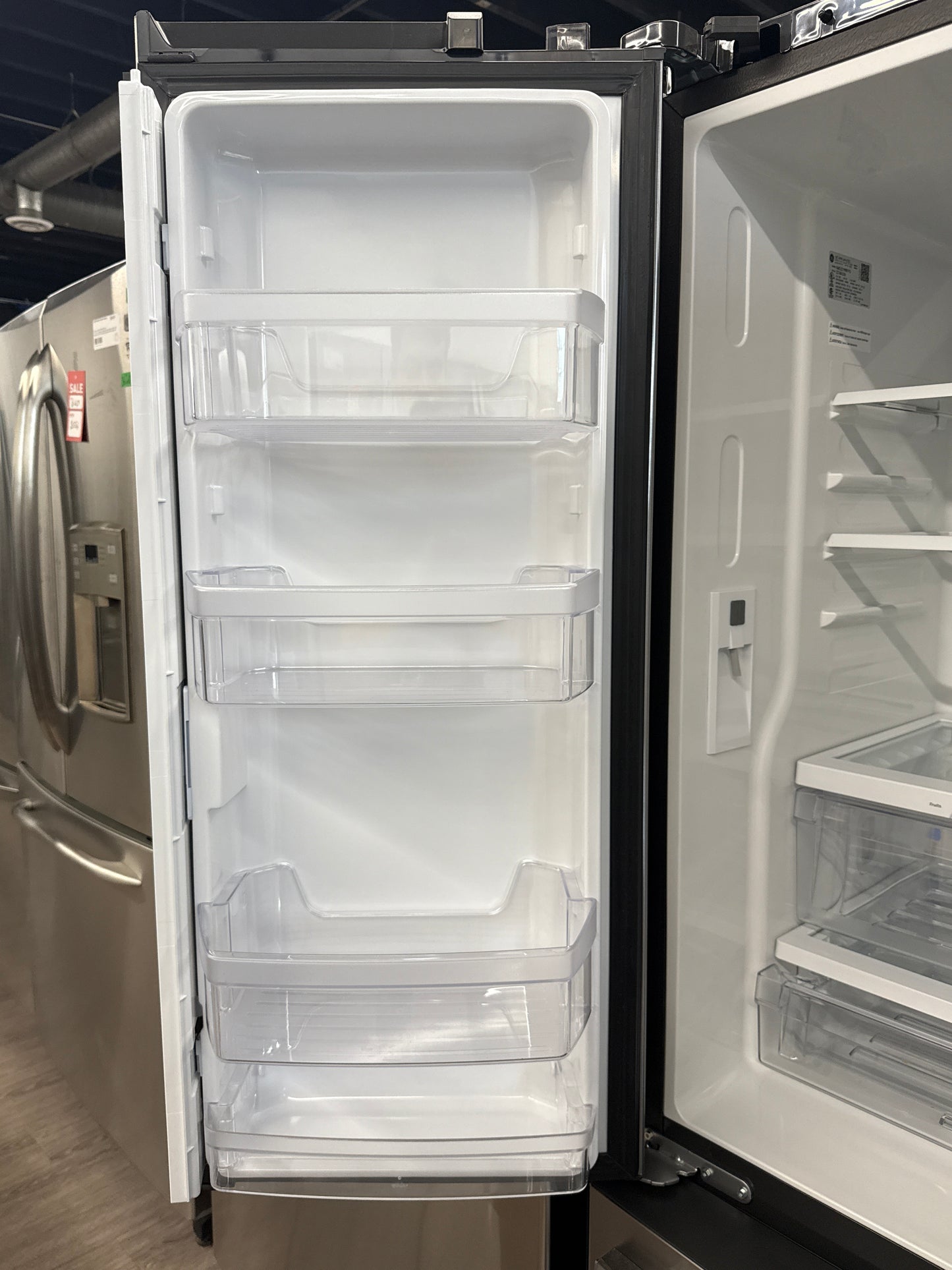 OPEN BOX-GE 36" Counter-Depth French Door Refrigerator-GWE22JYMBFFS
