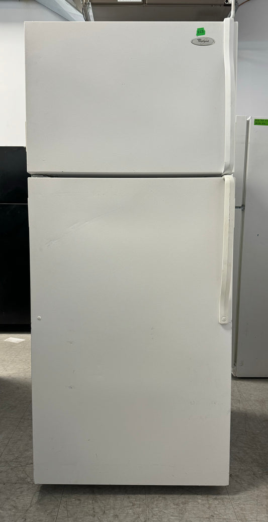 WHIRLPOOL 30” TOP FREEZER FRIDGE - ET6WSKXSQ01