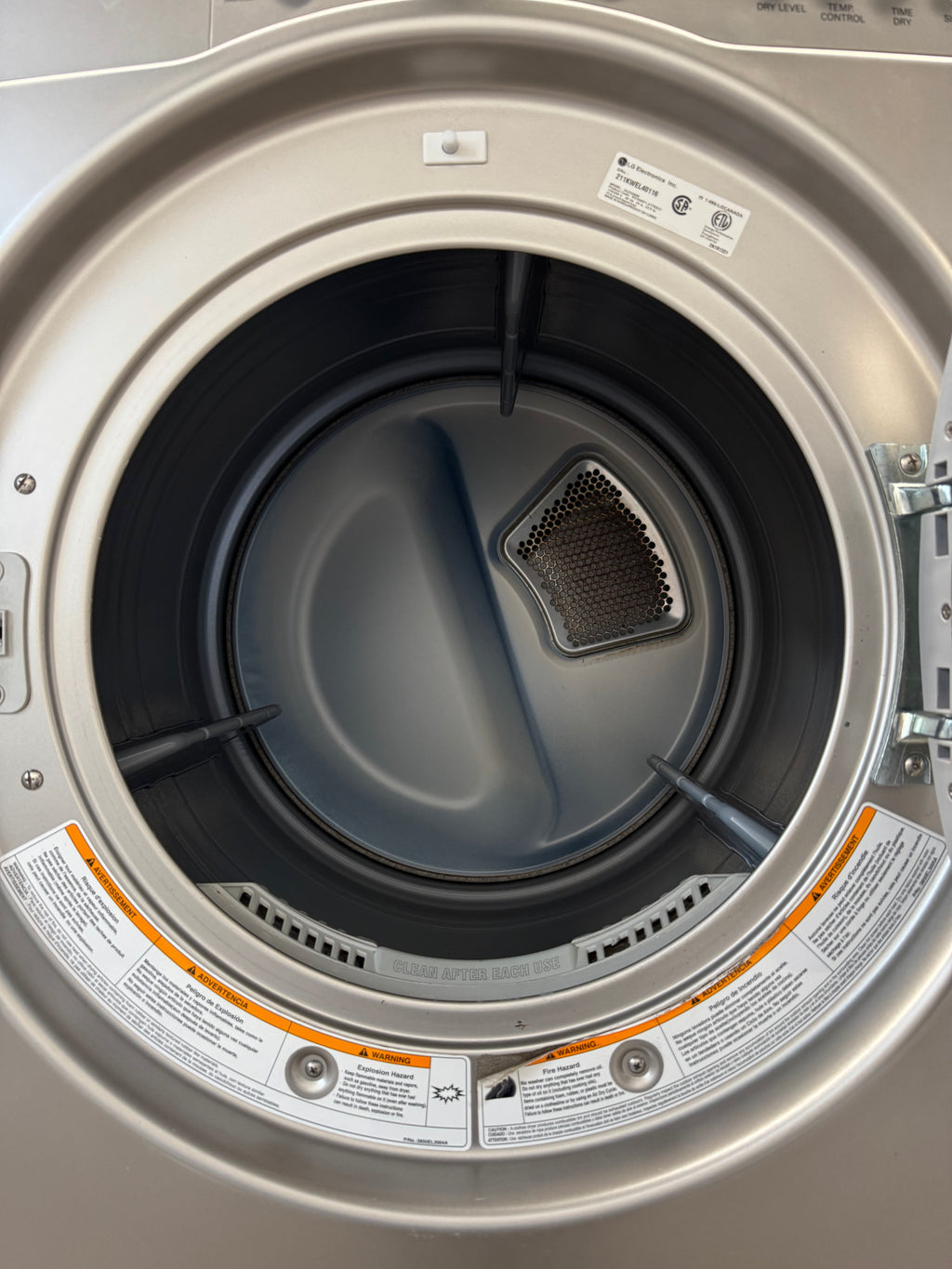 LG 27” Front Load Dryer - DLE2240S