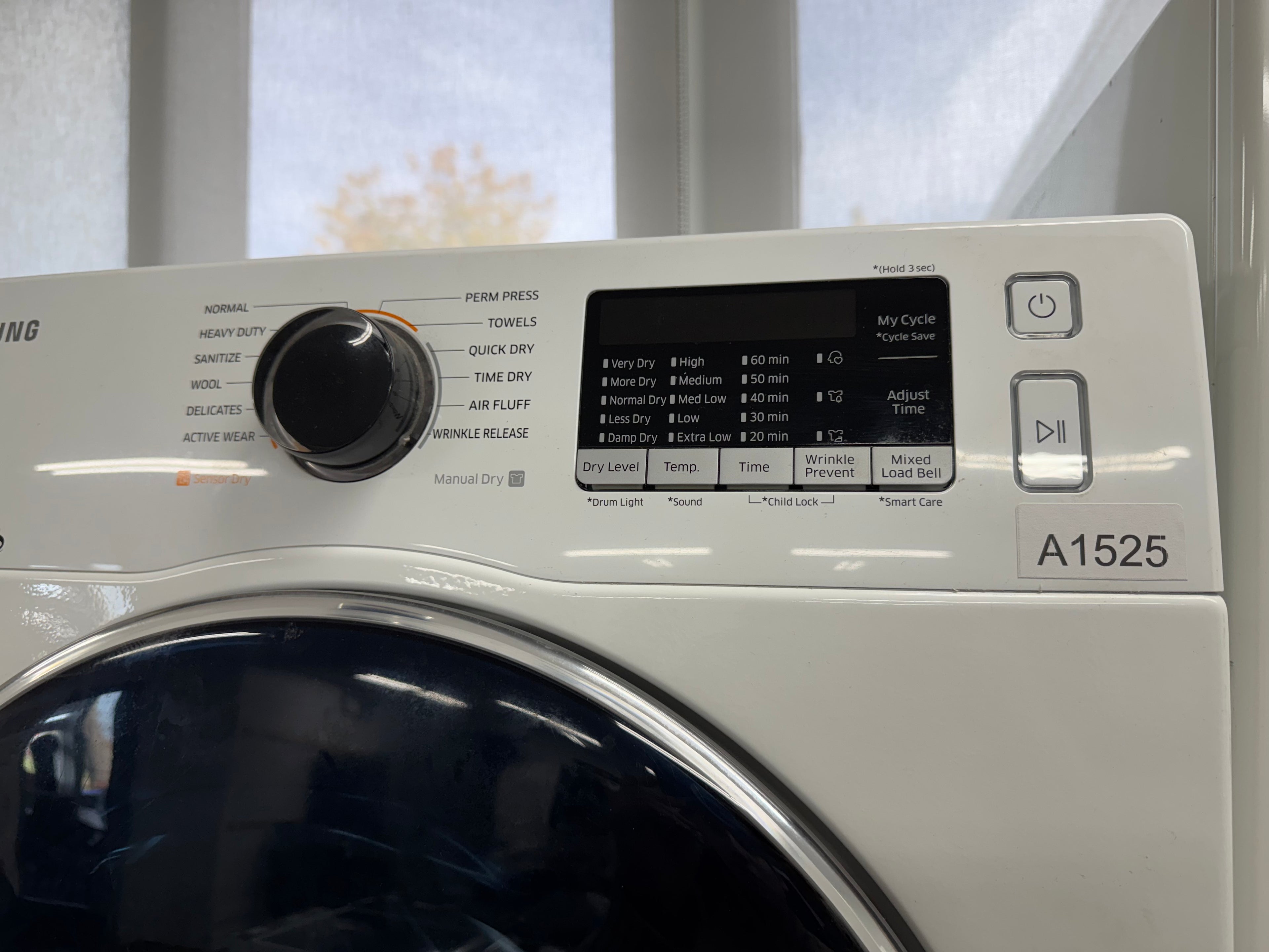 SAMSUNG 24” Front Load Dryer - DV22K6800EW/AC