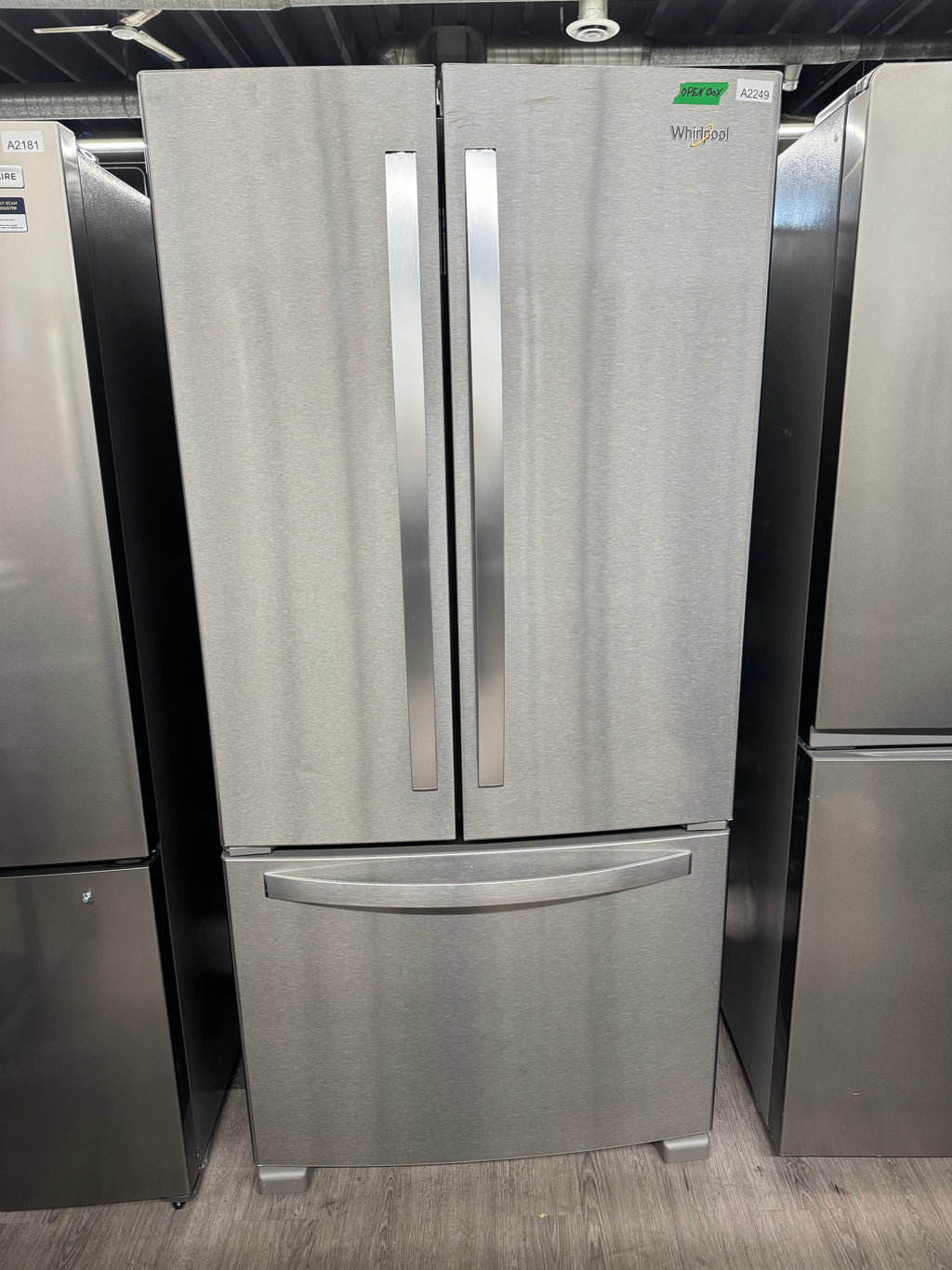 OPEN BOX - Whirlpool 33” French Door Refrigerator - WRFF5333PZ03