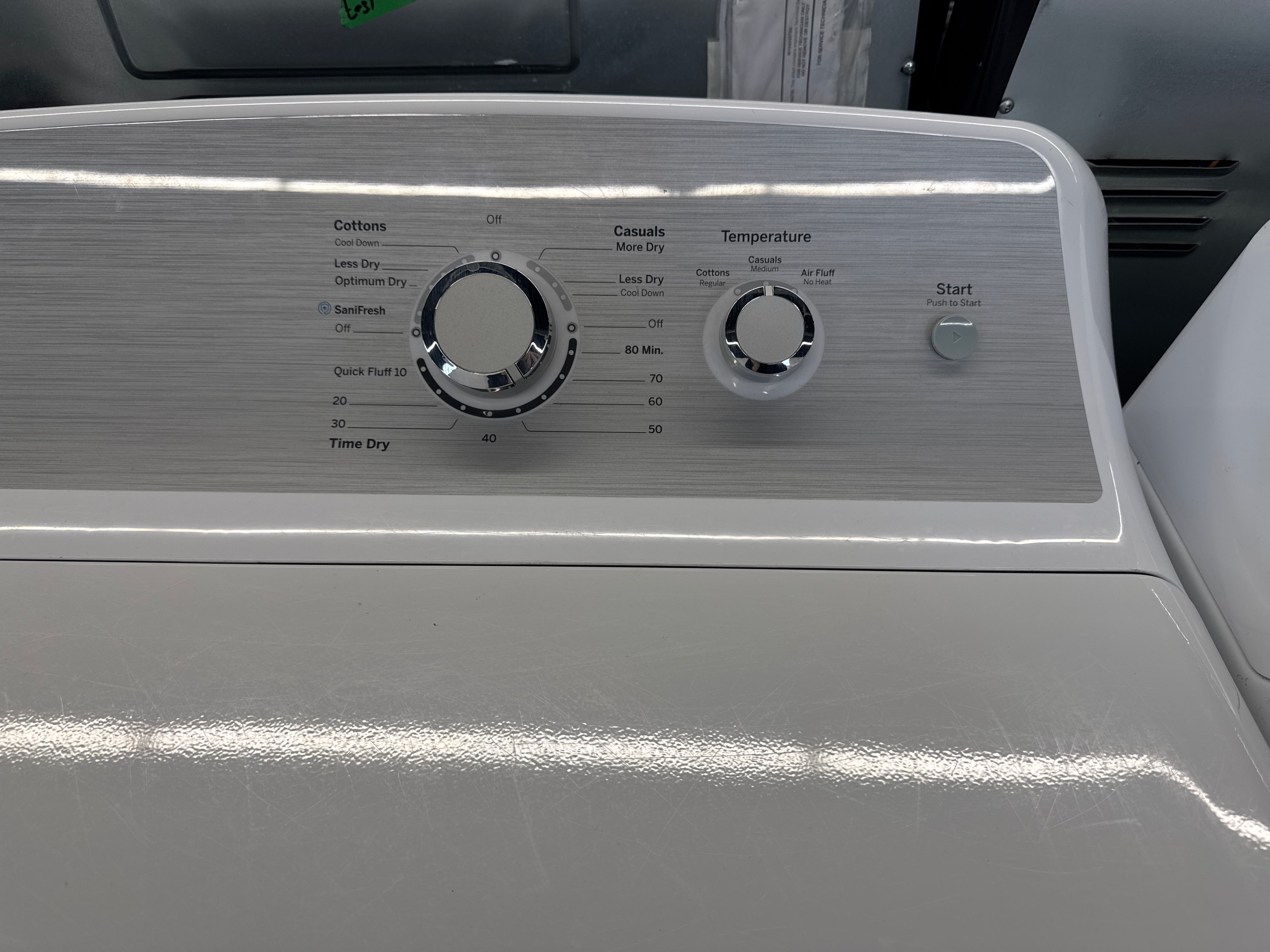 GE 27” Top Load Washer & Dryer Set (GTW495DMN1WS & GTX33EBMR0WS)