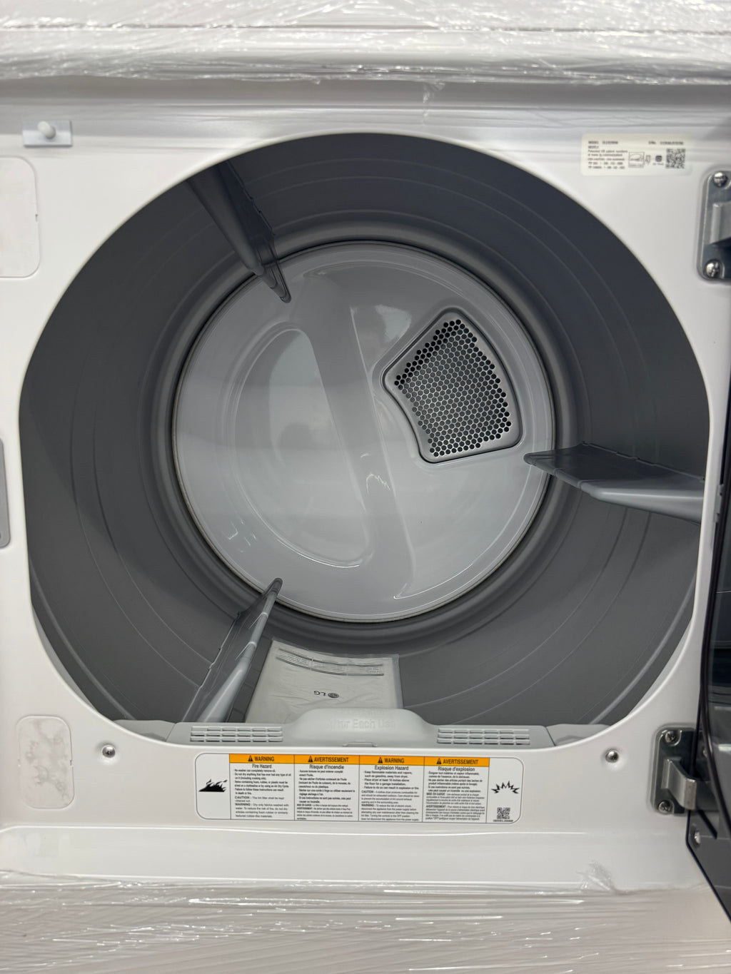 NEW - LG 27” Top Load Washer & Dryer Set (WT8200CW & DLE8200W) 1 YEAR MANUFACTURER WARRANTY)