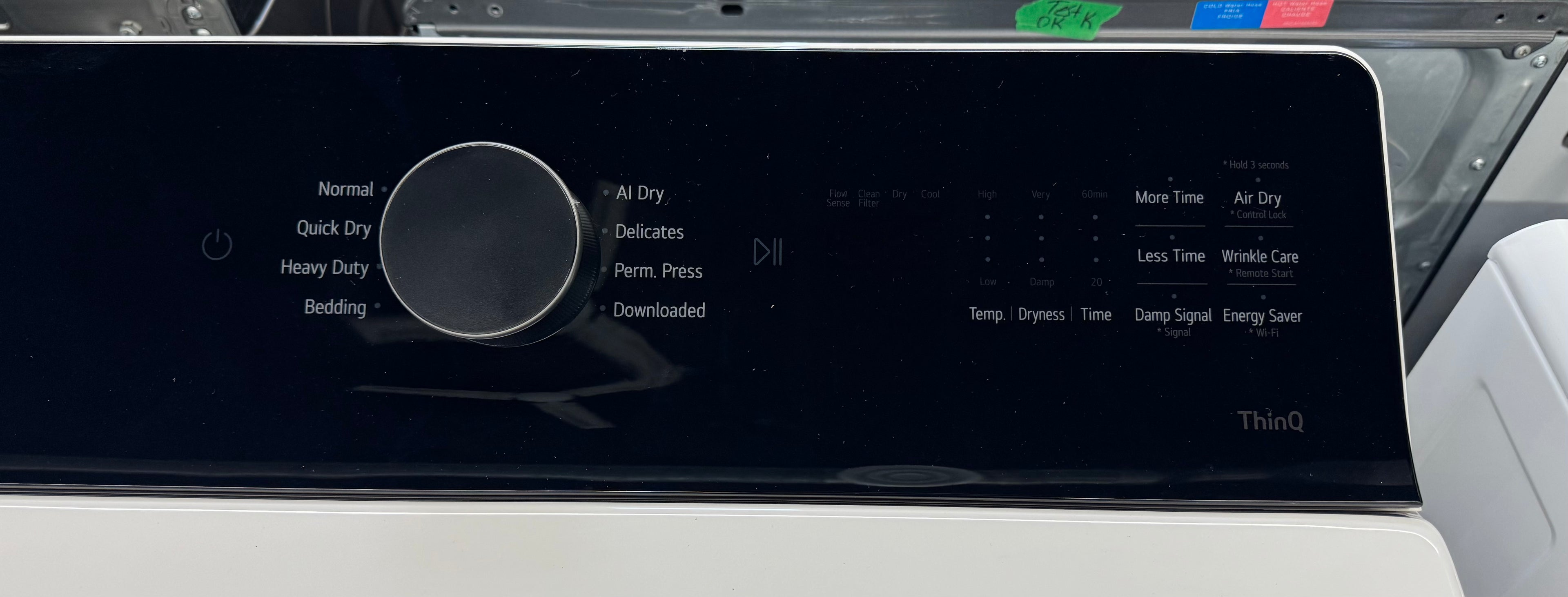 OPEN BOX - LG 27” Front Load Electric Dryer - DLE8400WE - 1 YEAR MANUFACTURER WARRANTY