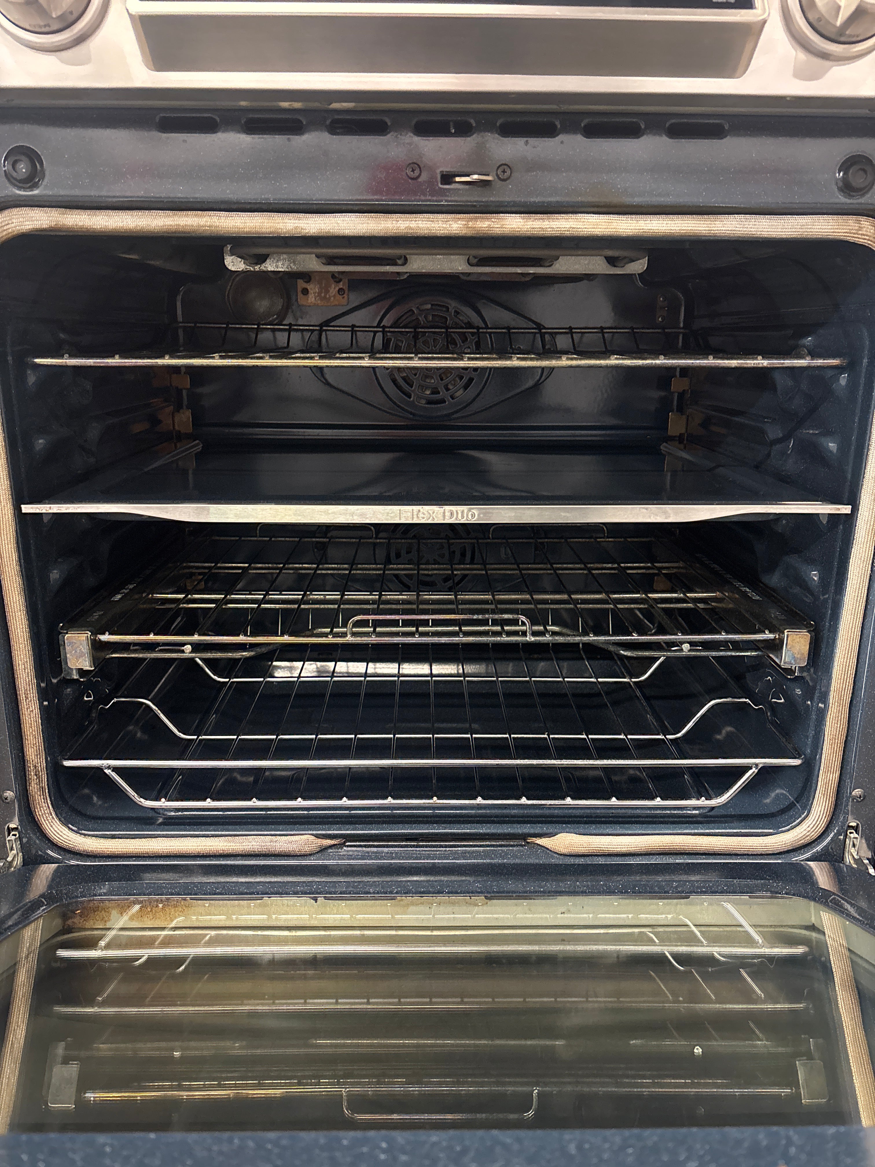 Samsung 30” Slide-In Glass Top Range - NE58F9710WS