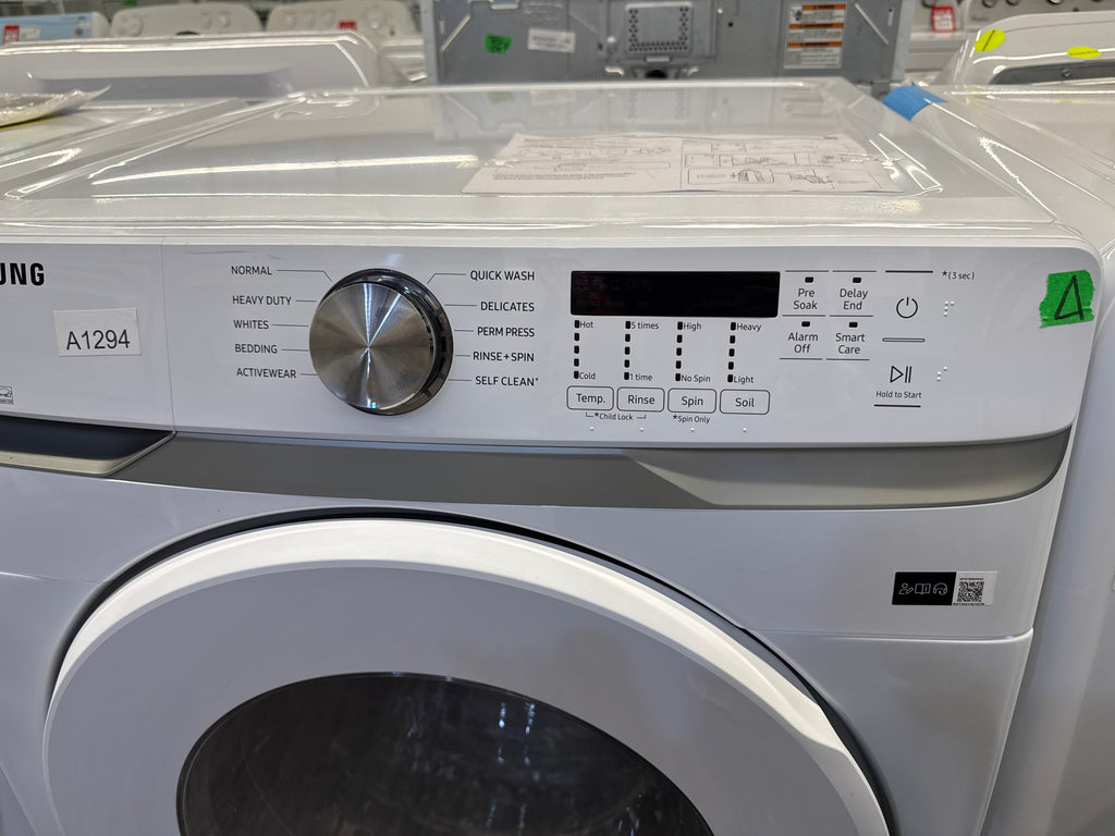 OPEN BOX - Samsung 27” Front Load Washer - WF45T6000AW