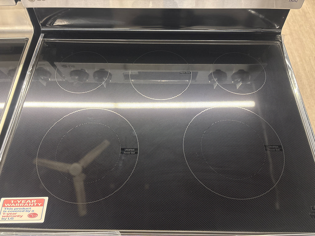 LG 30” Freestanding Glass Top Range - LREL6321S (1 YEAR MANUFACTURER WARRANTY)