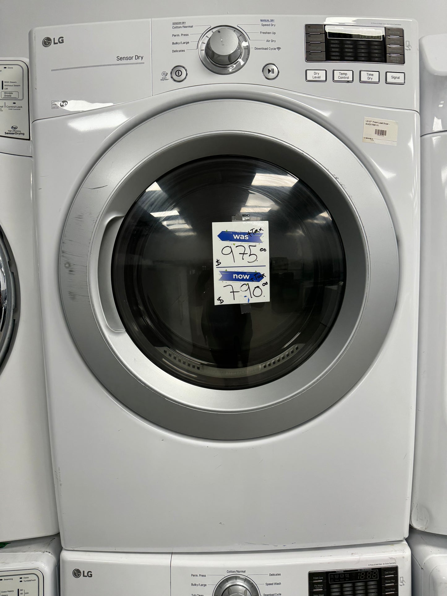 LG 27” FRONT LOAD WASHER/DRYER SET