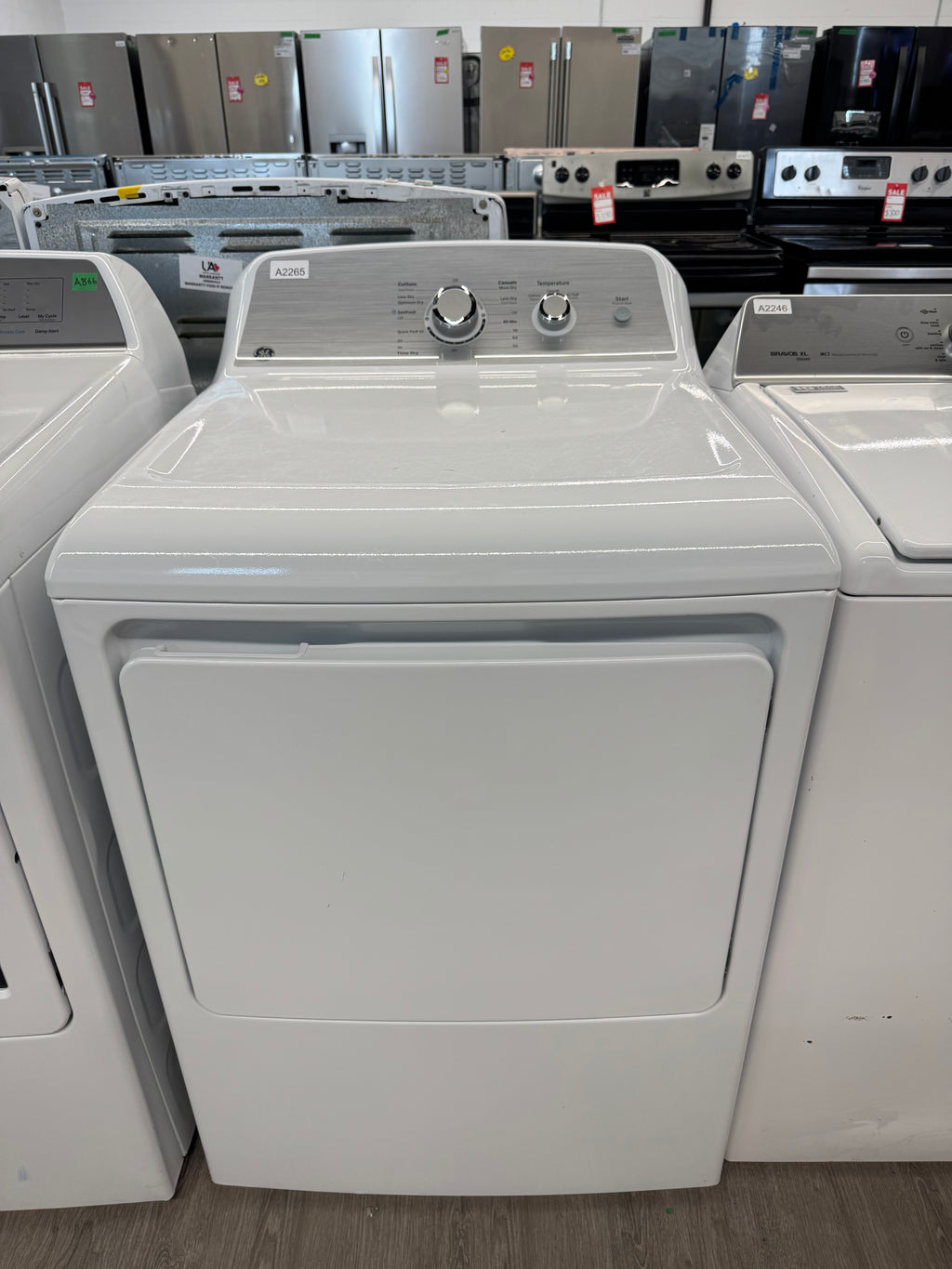 GE 27” Front Load Dryer - GTX33BMRDWS