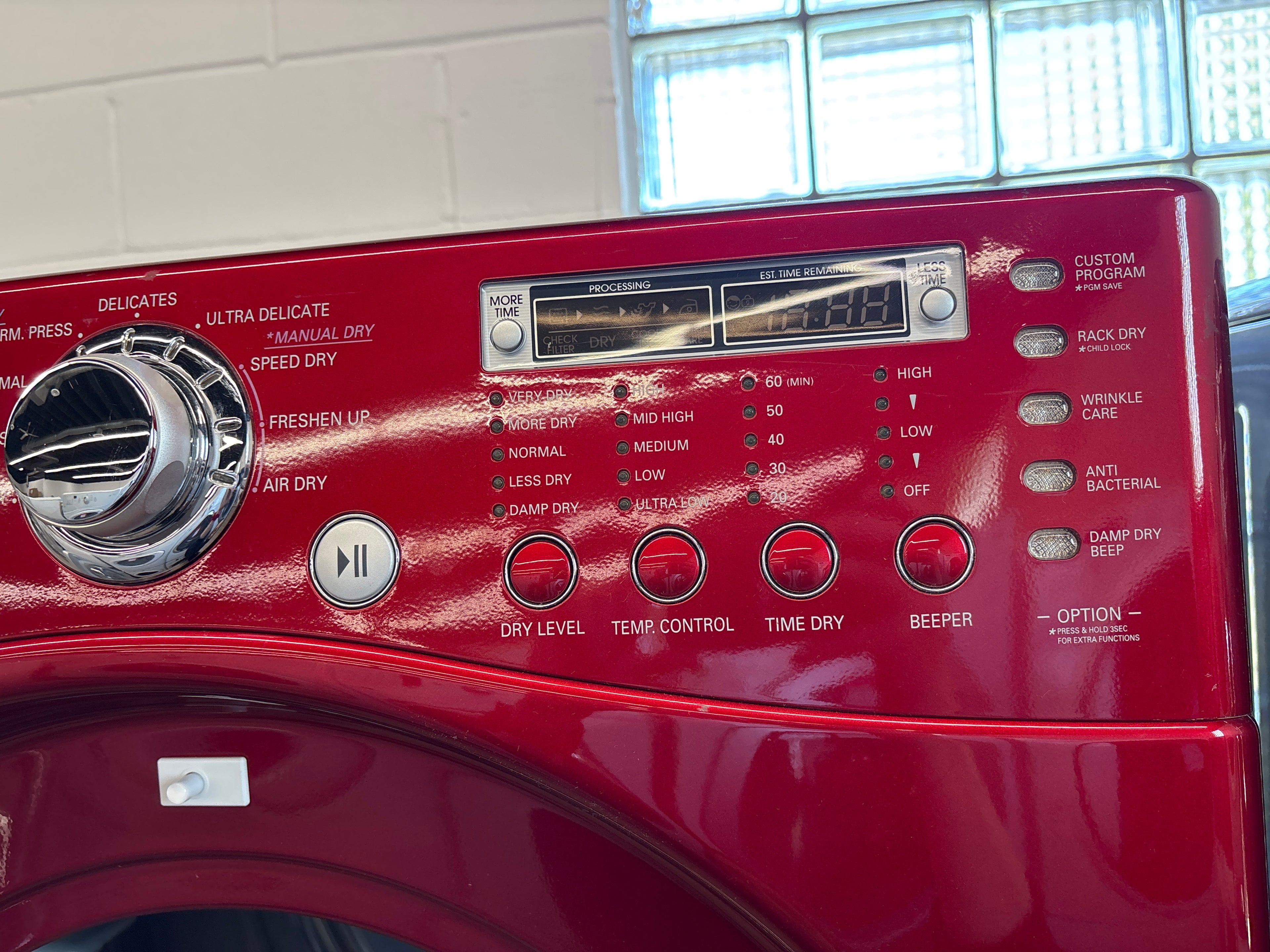 Used LG 27” Front Load Washer & Dryer Set - WM2150HR & DLE177RM