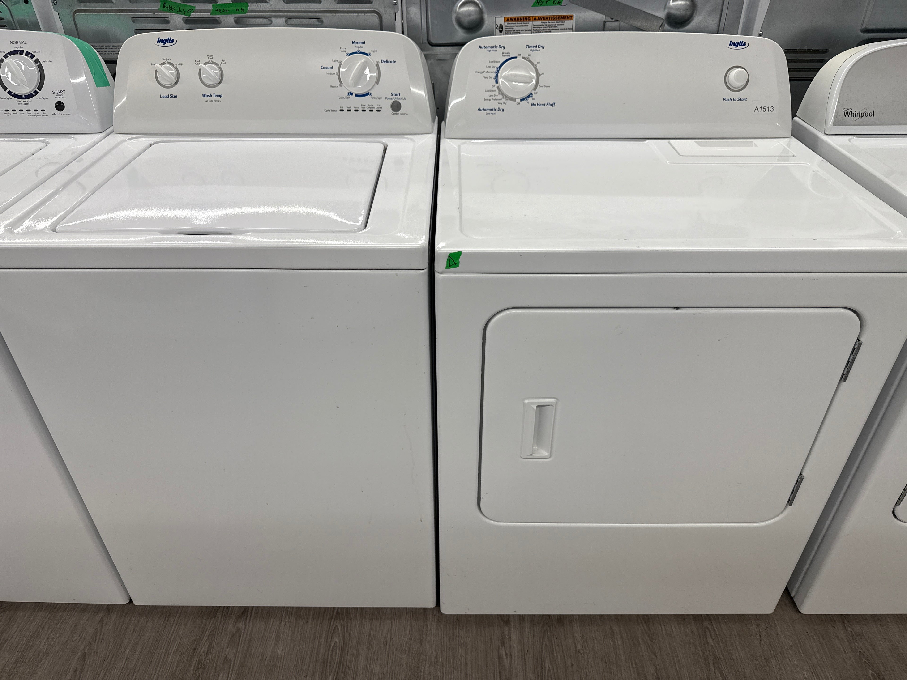 Inglis Top Load Washer&Dryer Set (ITW4600YQ1 / YIED4600YQ0)