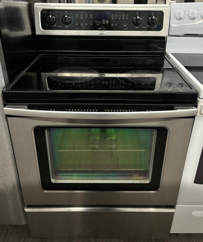 Whirlpool 30" Freestanding Glass Top Range