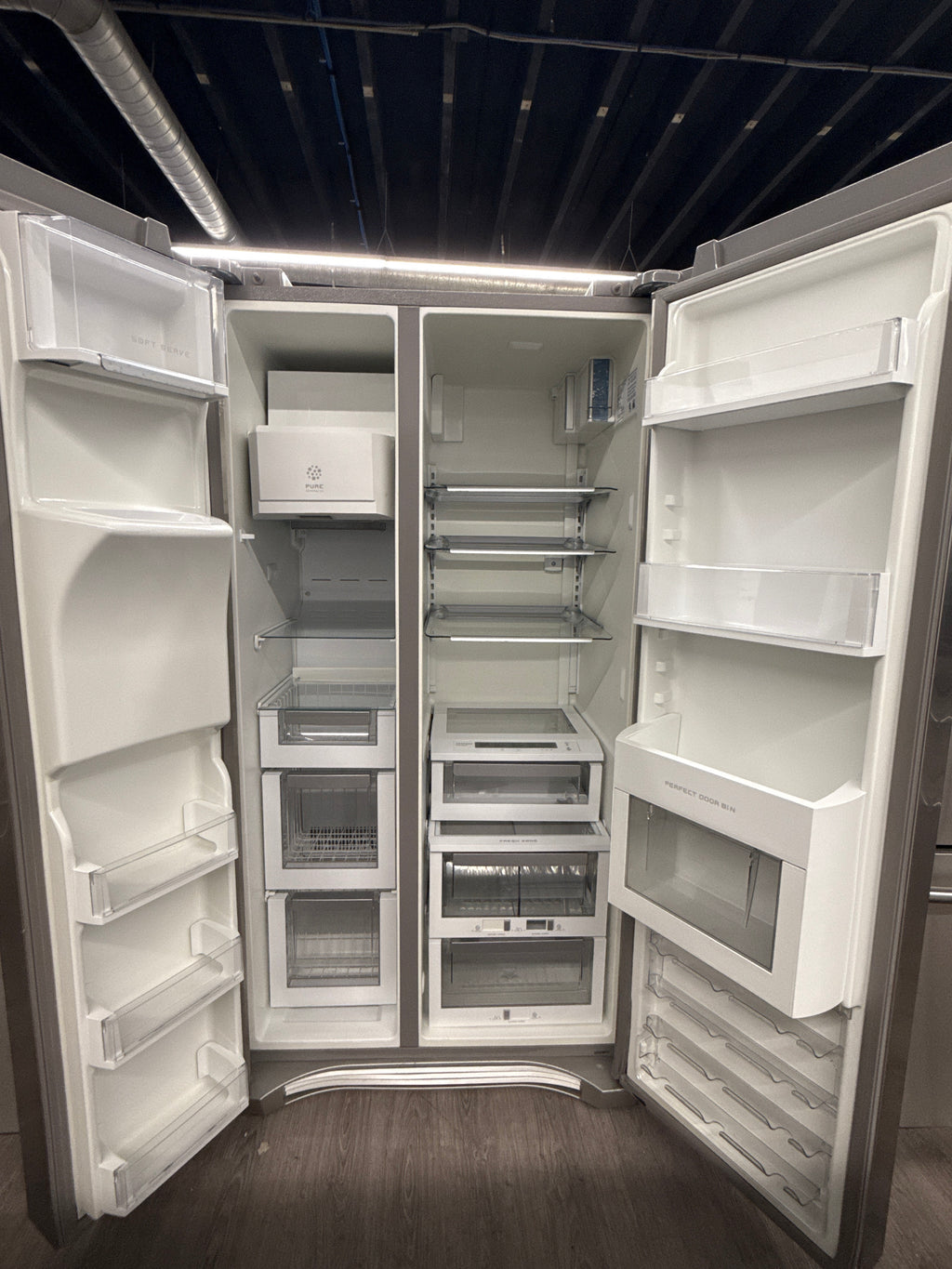 Electrolux 36” Side-by-Side Fridge with Water & Ice Dispenser - EW23CS85KS2