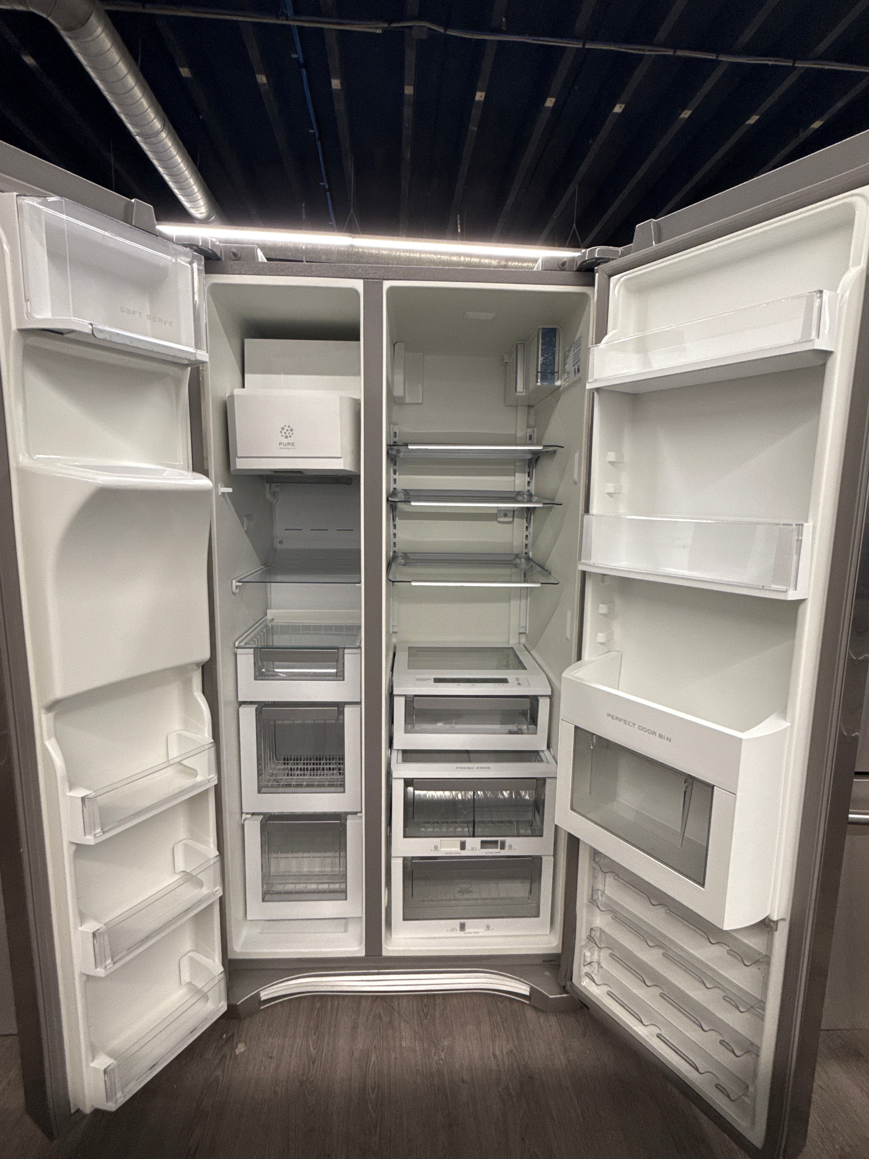 Electrolux 36” Side-by-Side Fridge with Water & Ice Dispenser - EW23CS85KS2