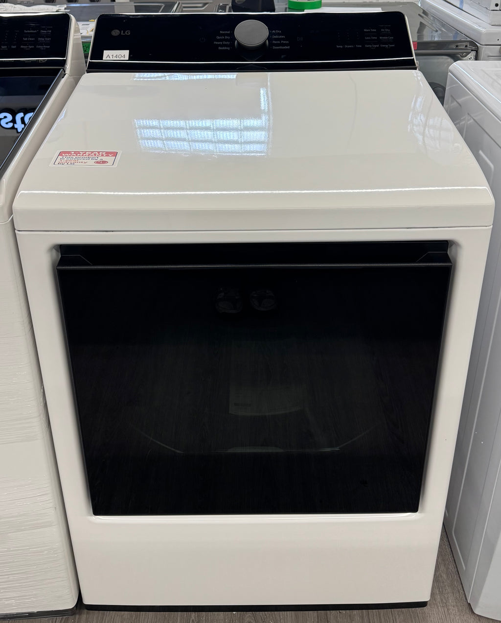 OPEN BOX - LG 27” Front Load Electric Dryer - DLE8400WE - 1 YEAR MANUFACTURER WARRANTY