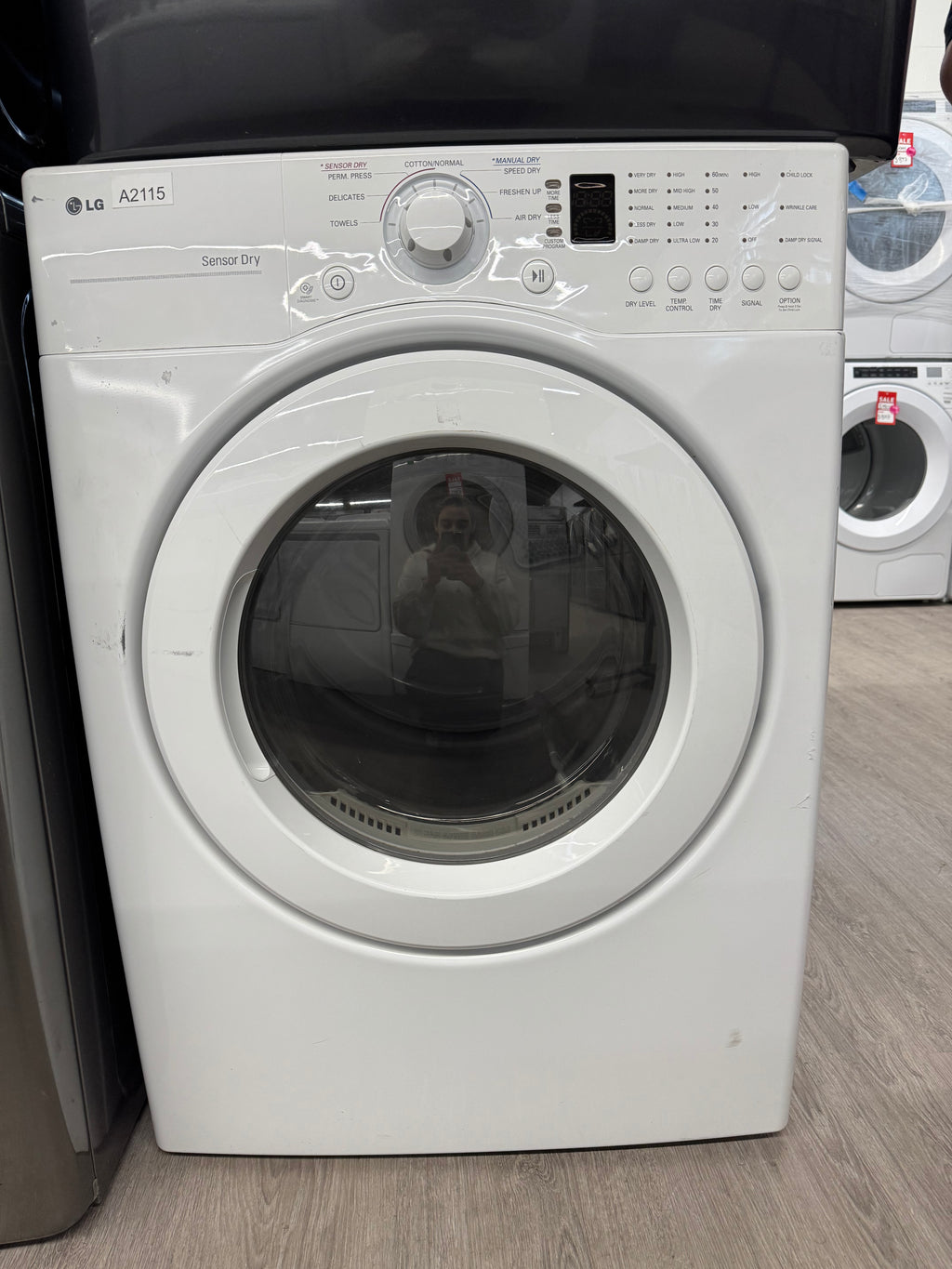 LG 27” Front Load Dryer - DLE2140W