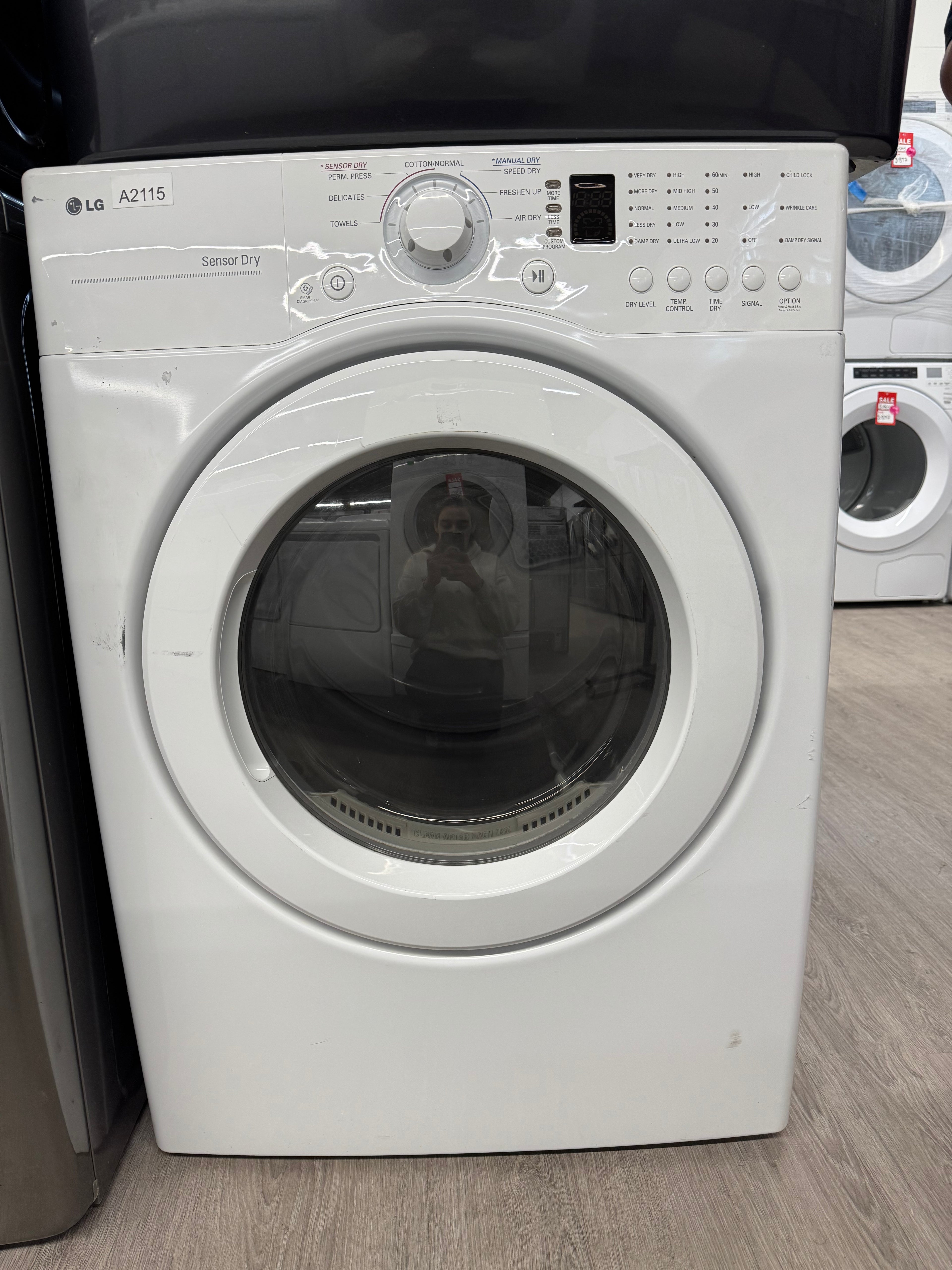 LG 27” Front Load Dryer - DLE2140W