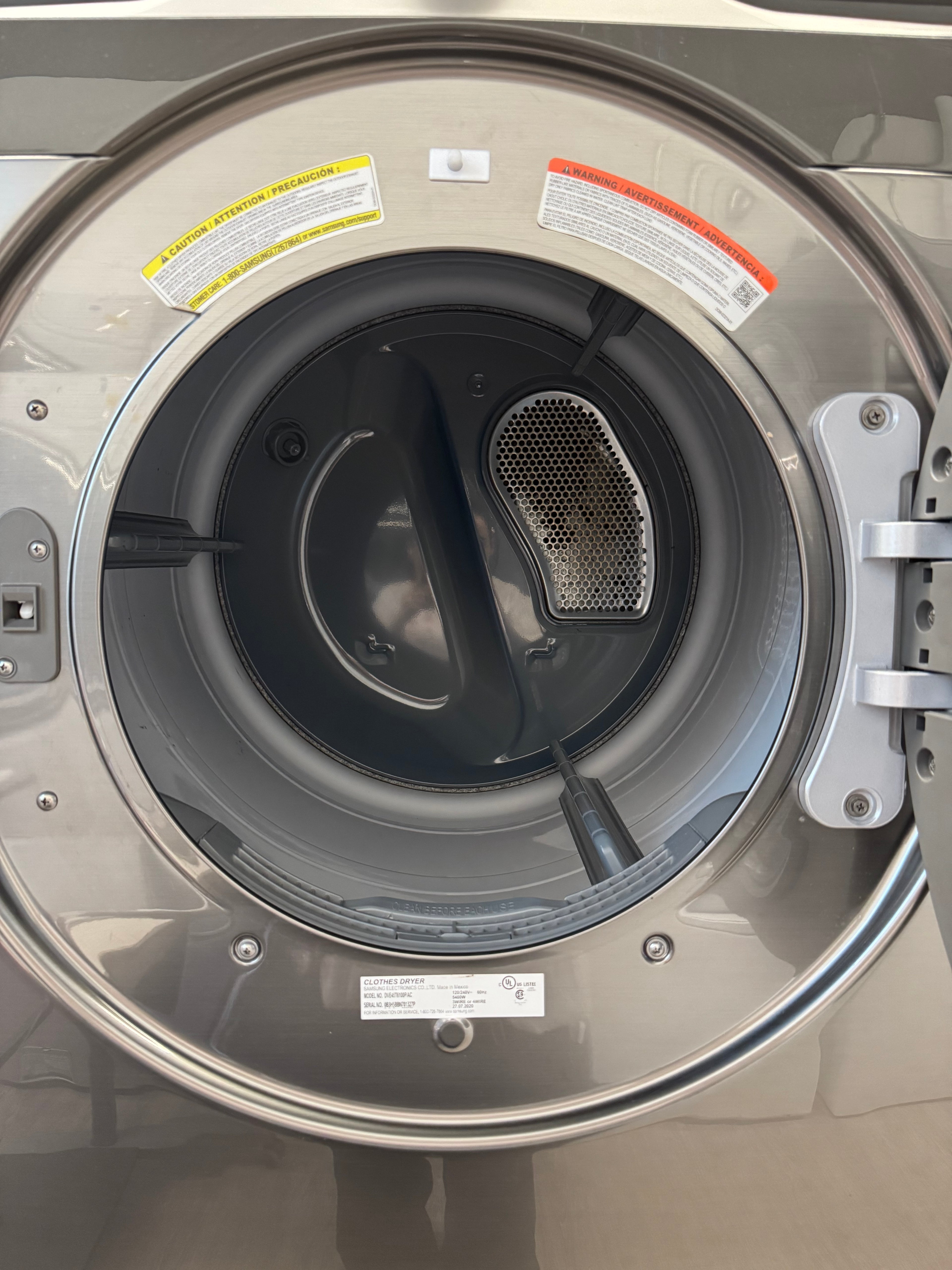 Samsung 27” Front Load Dryer - DVE45T6100P/AC
