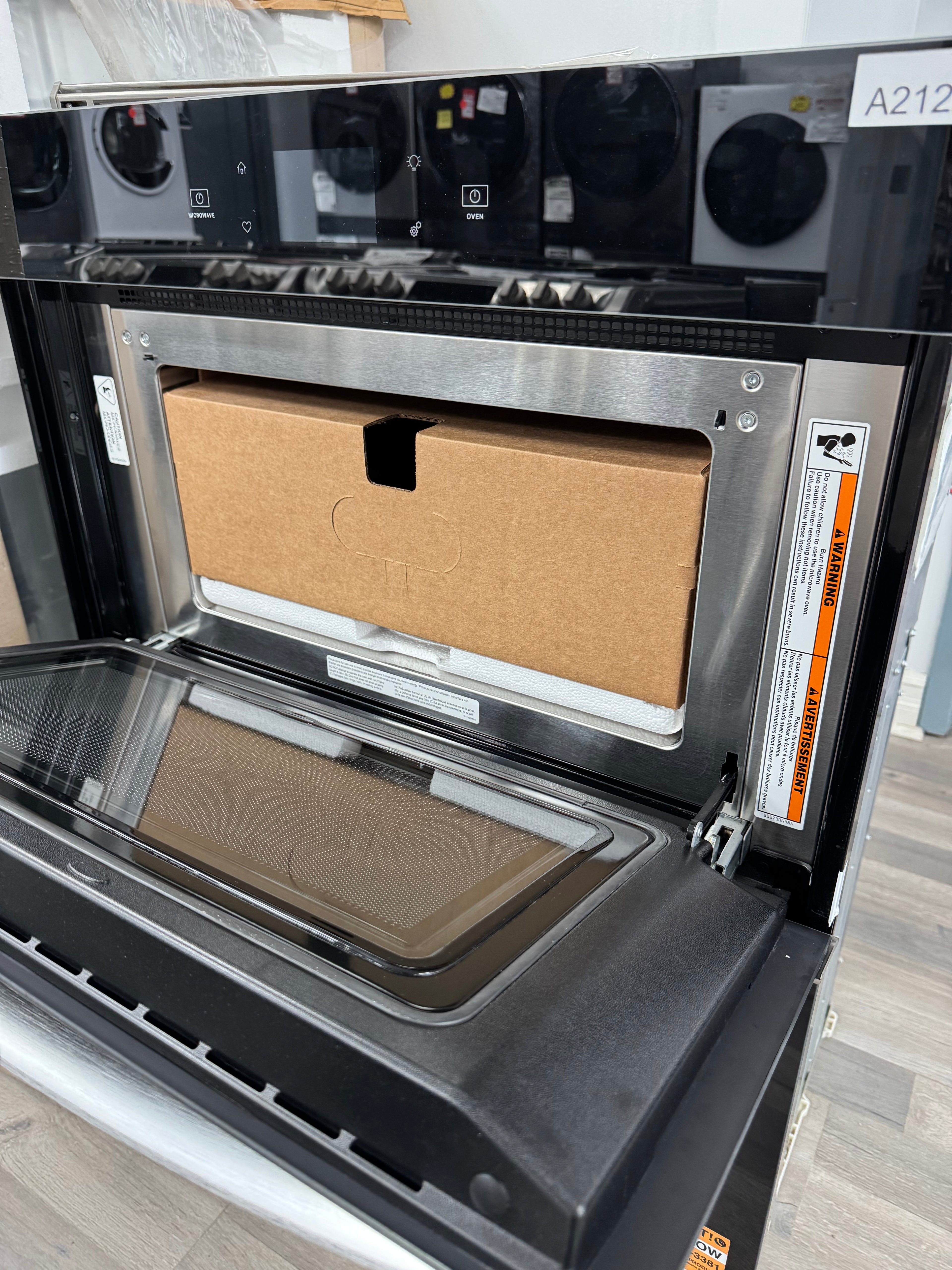OPEN-BOX - Whirlpool 27” Microwave Wall Oven Combo - WOEC5027LZ