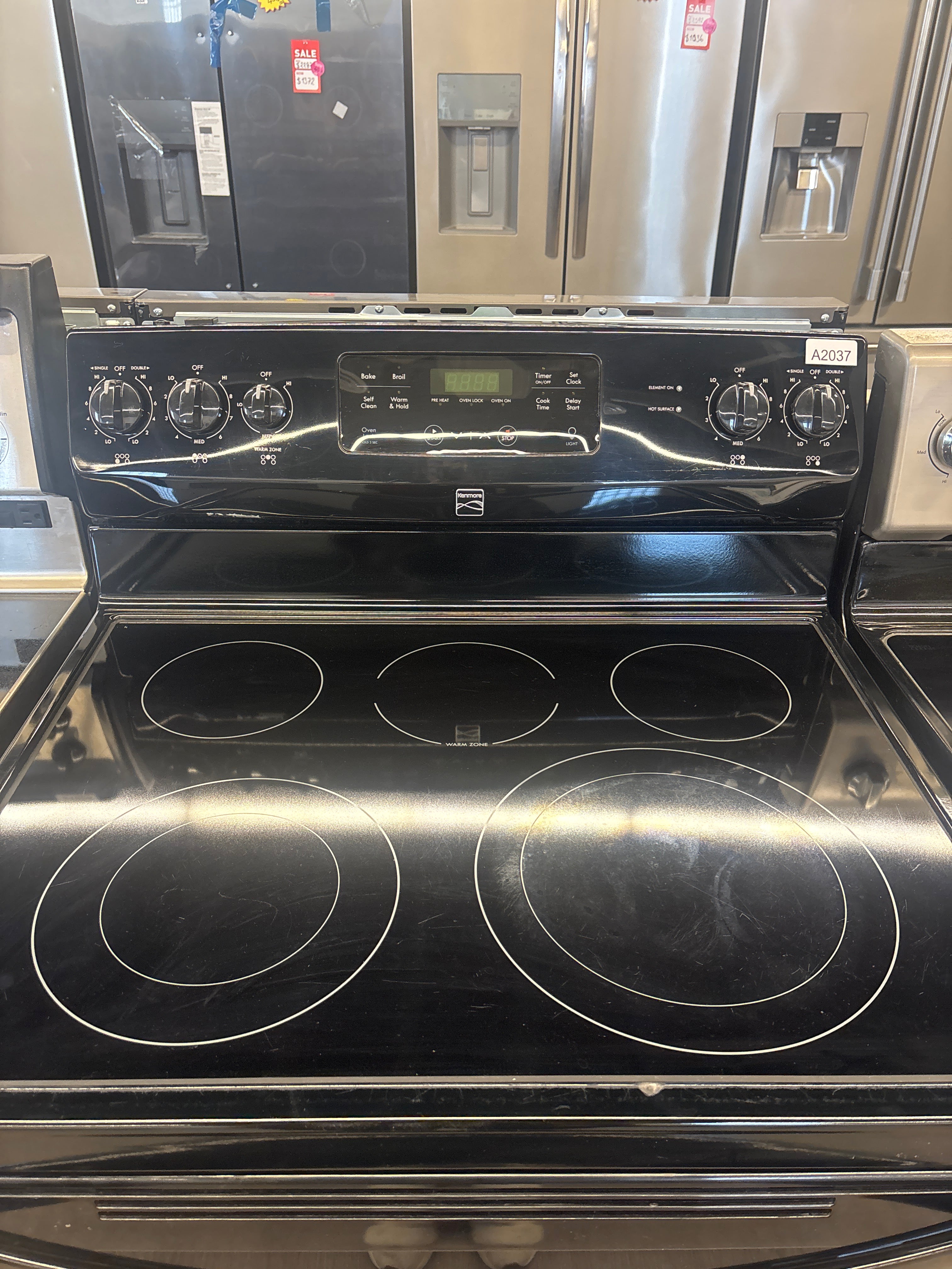 Kenmore 30” Freestanding Glass Top Range - 970C623390